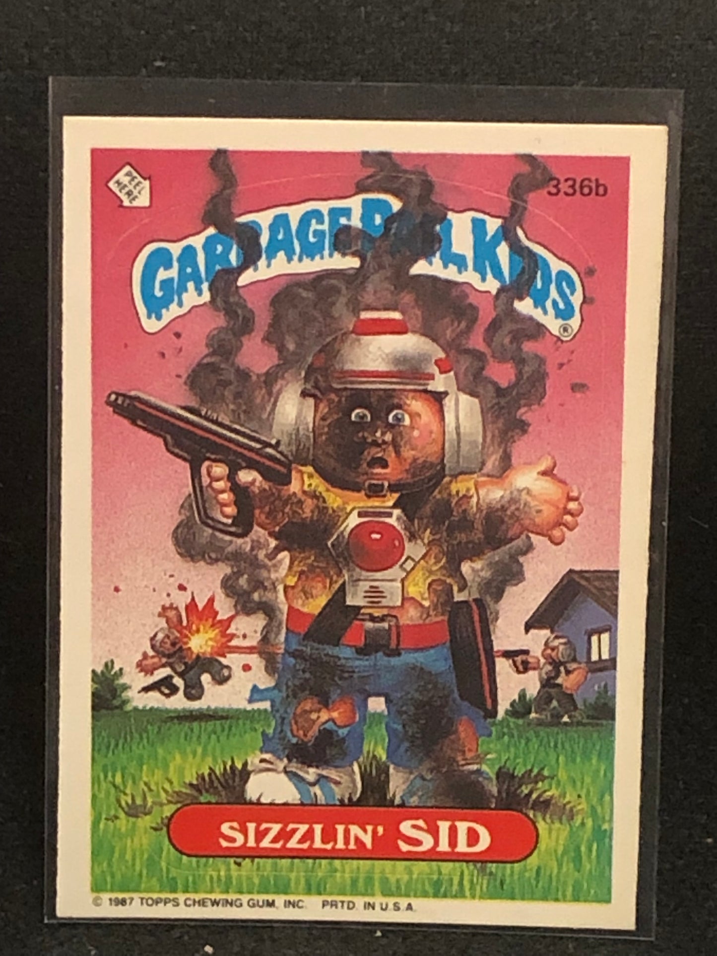 Garbage Pail Kids Original Series 9 (os9) 336b Sizzlin Sid