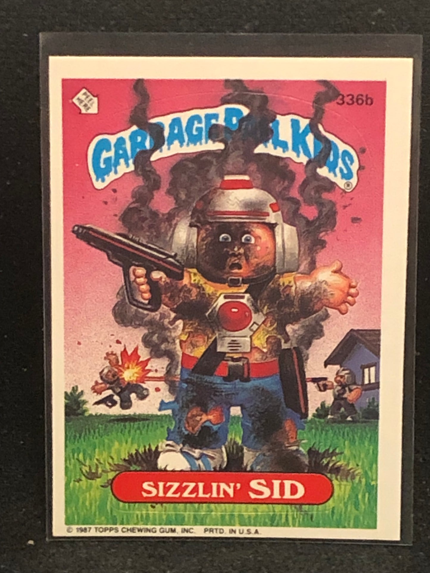 Garbage Pail Kids Original Series 9 (os9) 336b Sizzlin Sid
