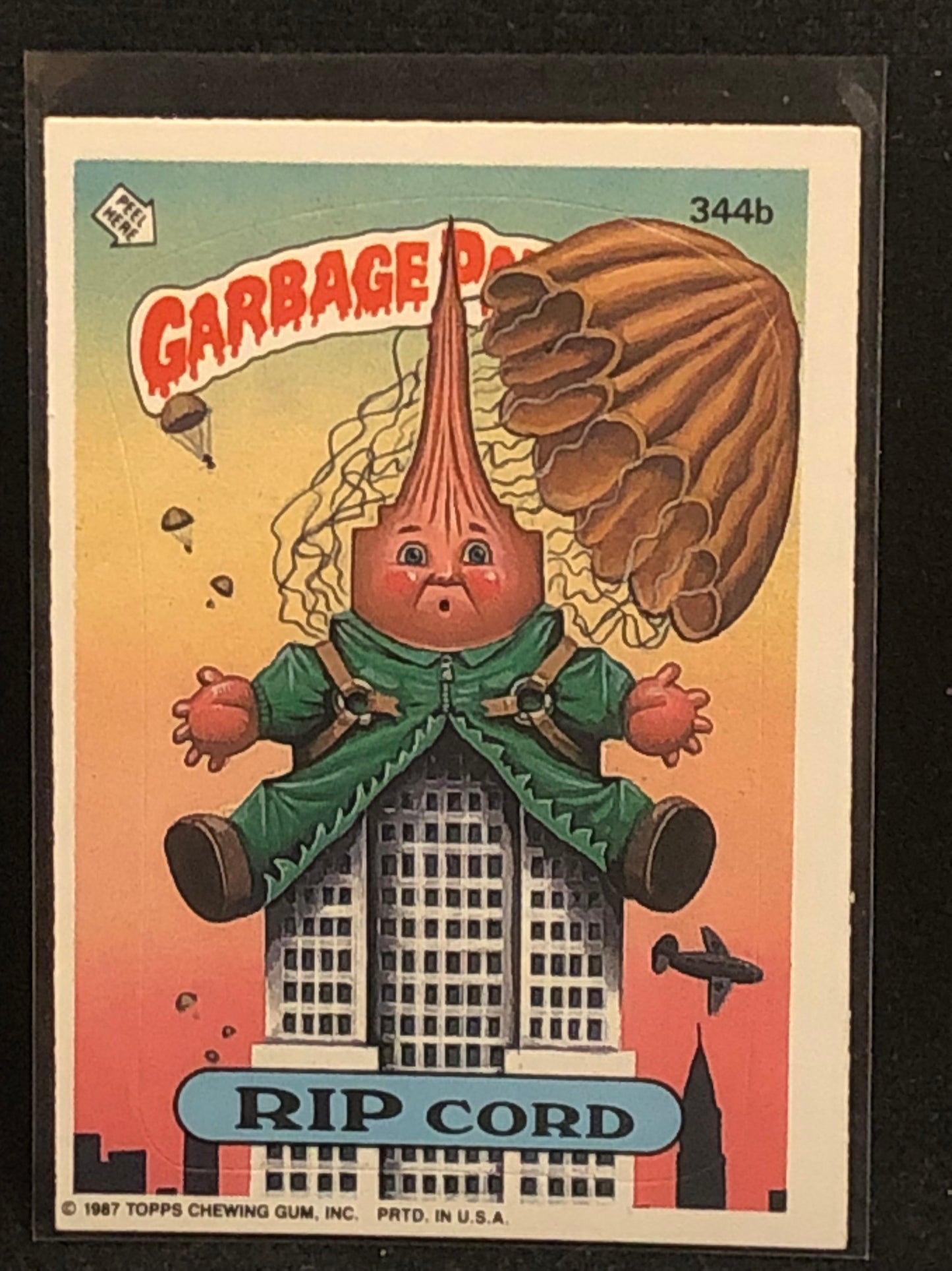 Garbage Pail Kids Original Series 9 (os9) 344b Rip Cord