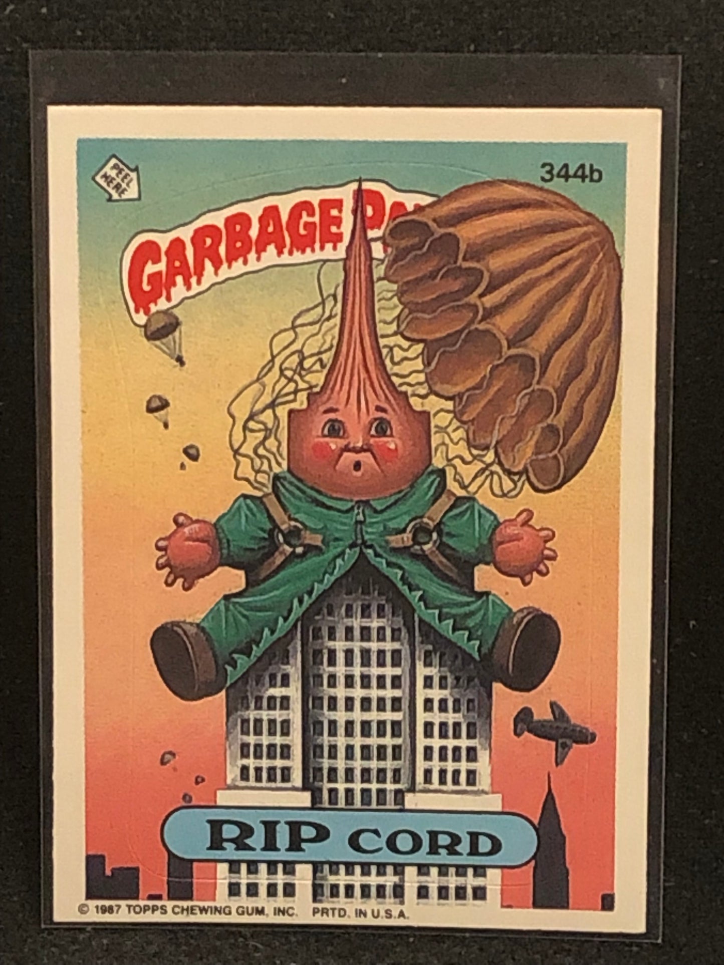 Garbage Pail Kids Original Series 9 (os9) 344b Rip Cord