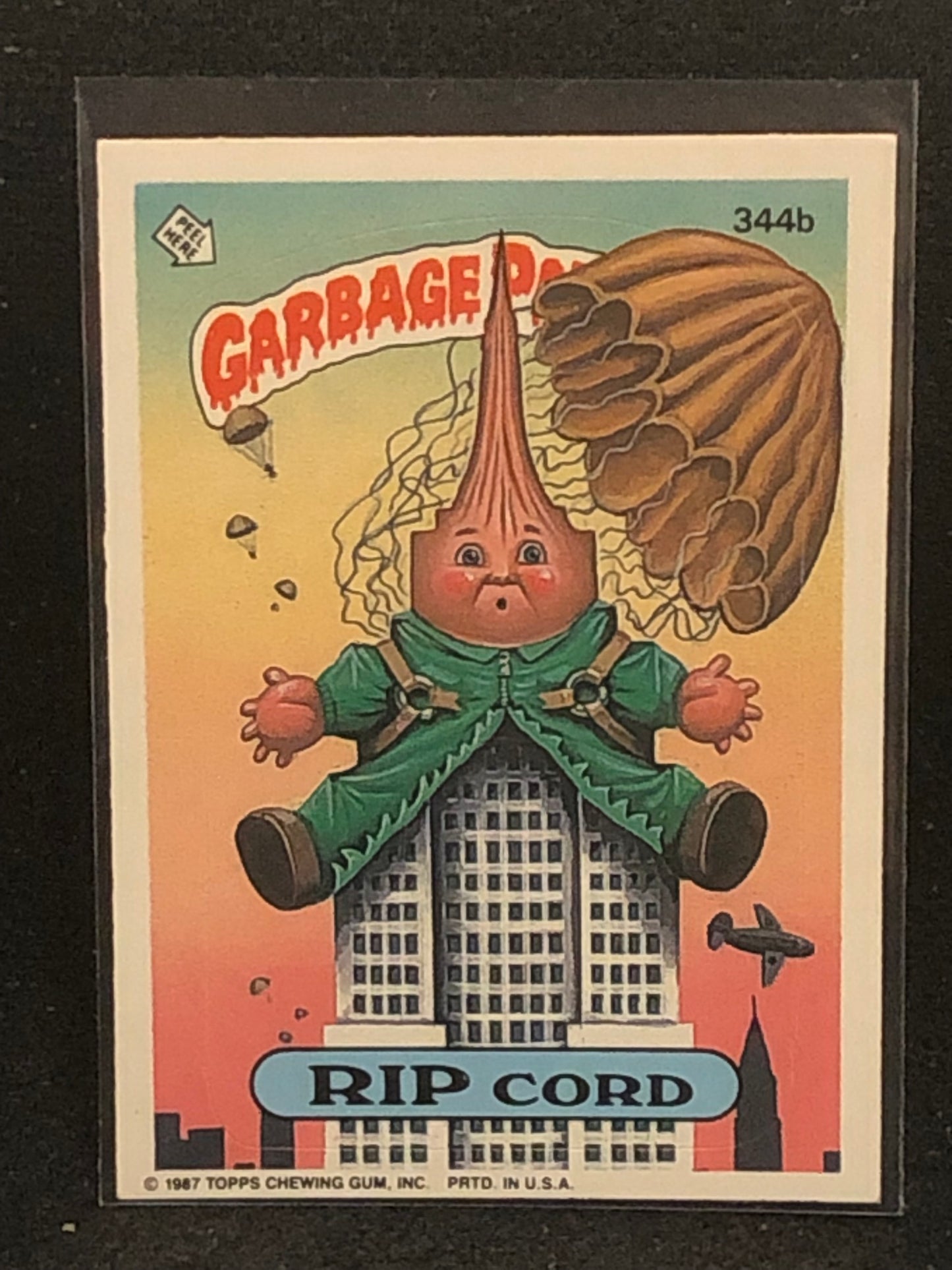Garbage Pail Kids Original Series 9 (os9) 344b Rip Cord