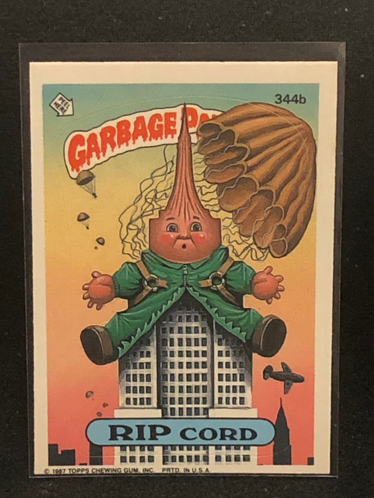 Garbage Pail Kids Original Series 9 (os9) 344b Rip Cord
