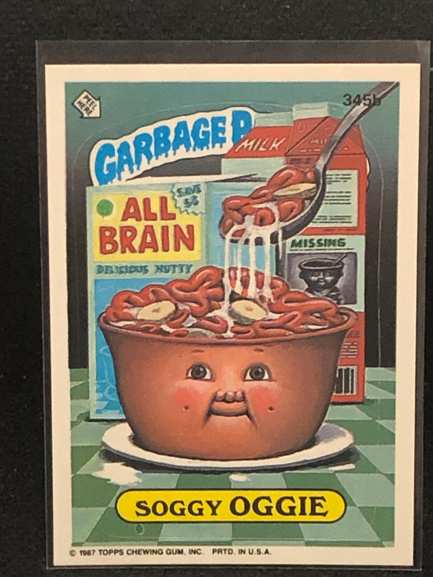 Garbage Pail Kids Original Series 9 (os9) 345b Soggy Oggie
