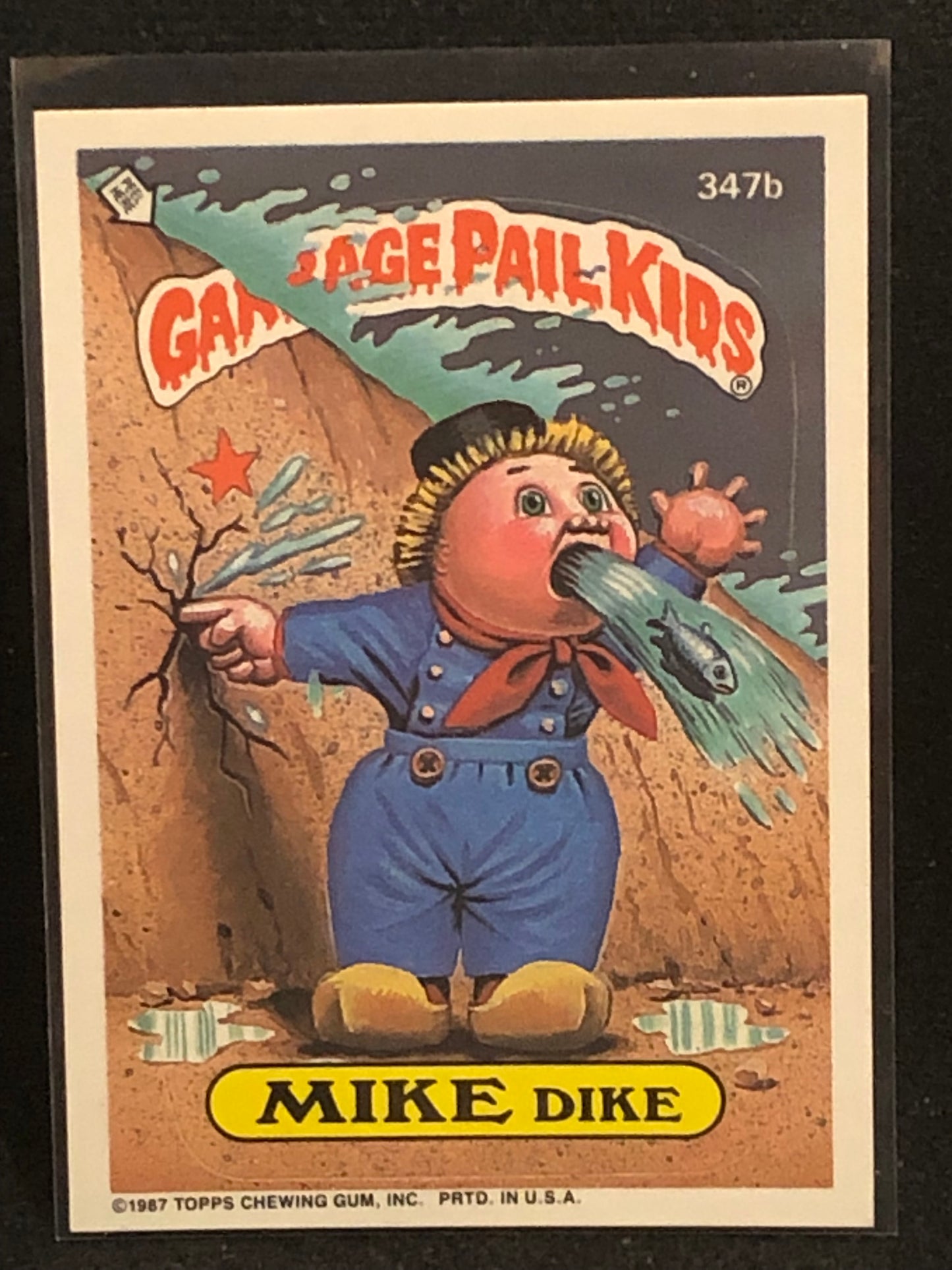 Garbage Pail Kids Original Series 9 (os9) 347b Mike Dike