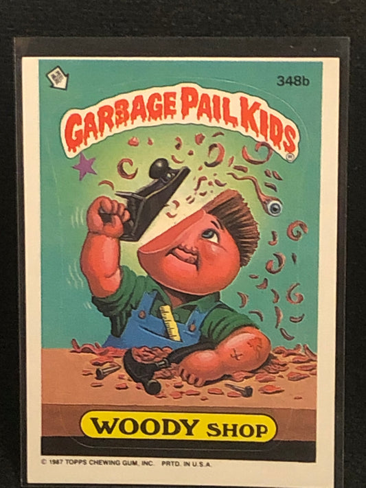 Garbage Pail Kids Original Series 9 (os9) 348b Woody Shop