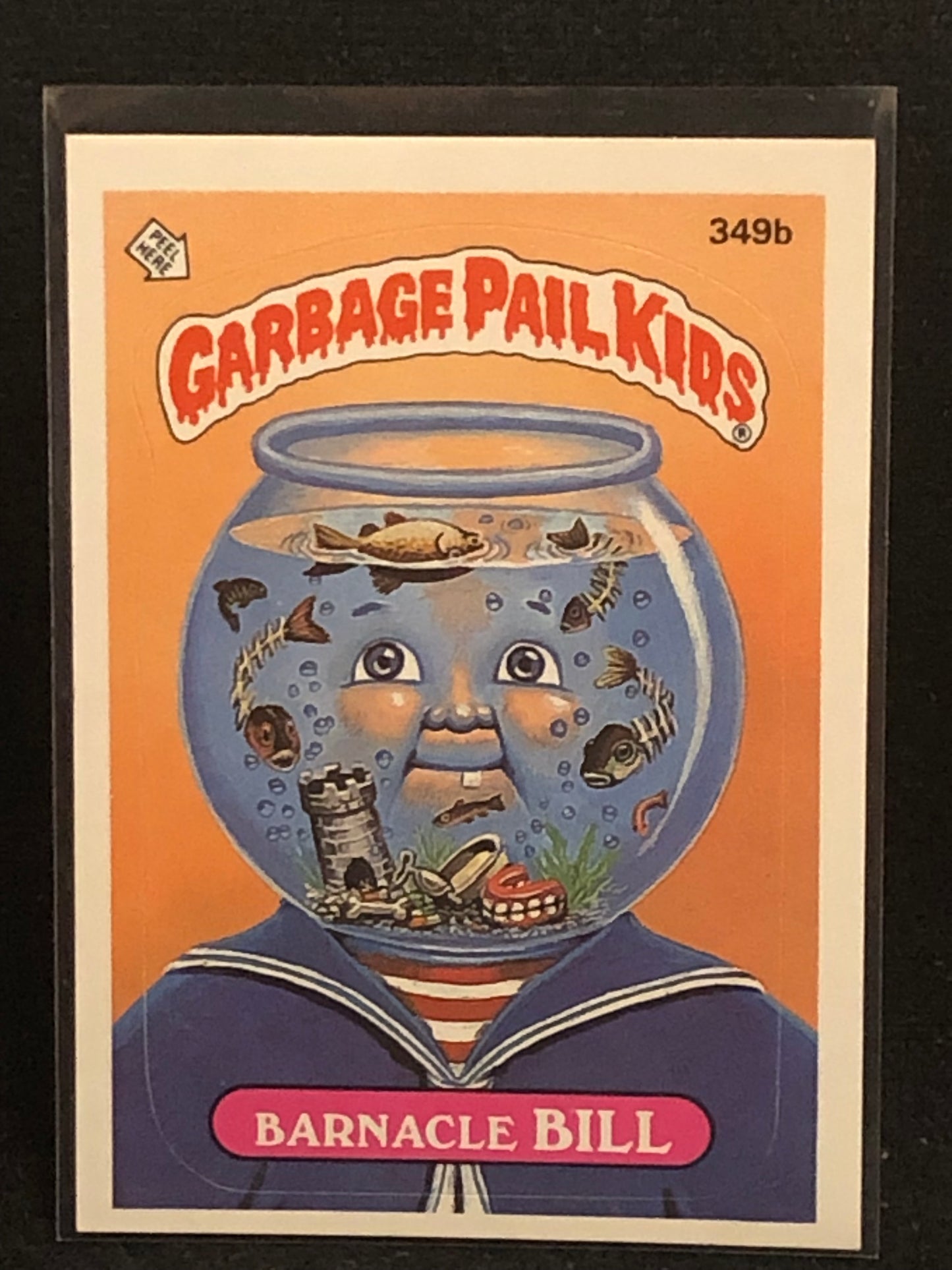 Garbage Pail Kids Original Series 9 (os9) 349b Barnacle Bill