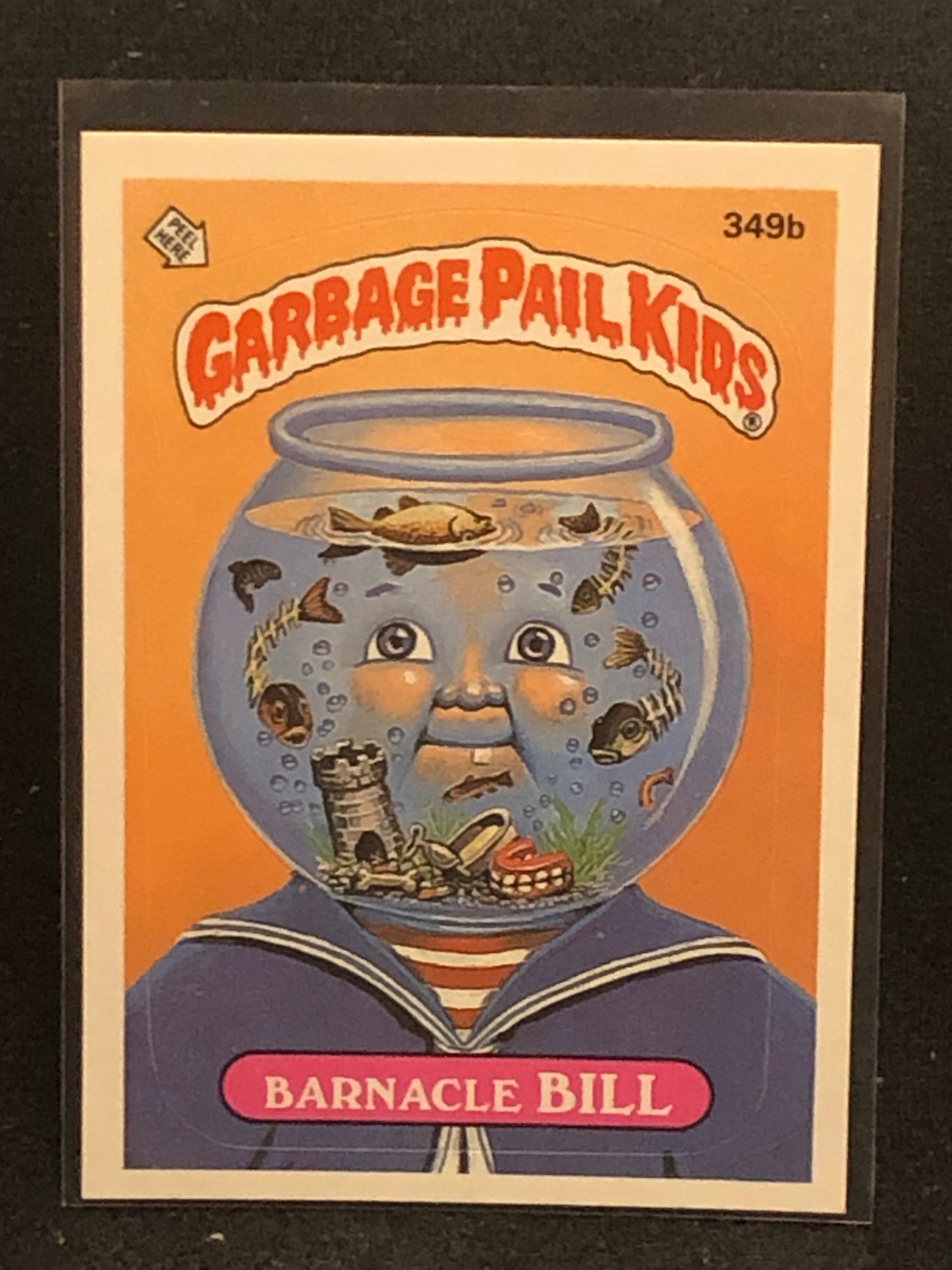 Garbage Pail Kids Original Series 9 (os9) 349b Barnacle Bill