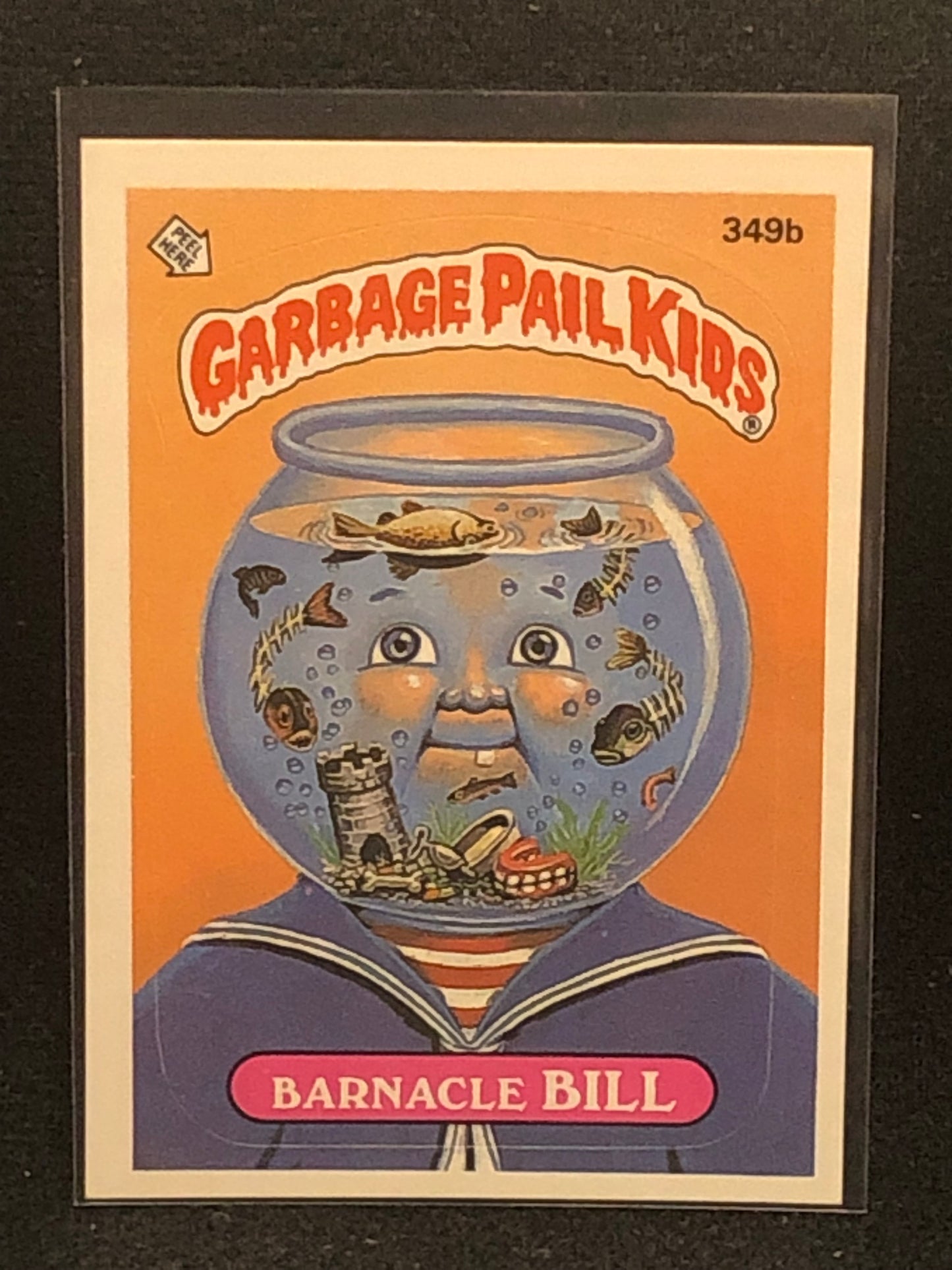 Garbage Pail Kids Original Series 9 (os9) 349b Barnacle Bill