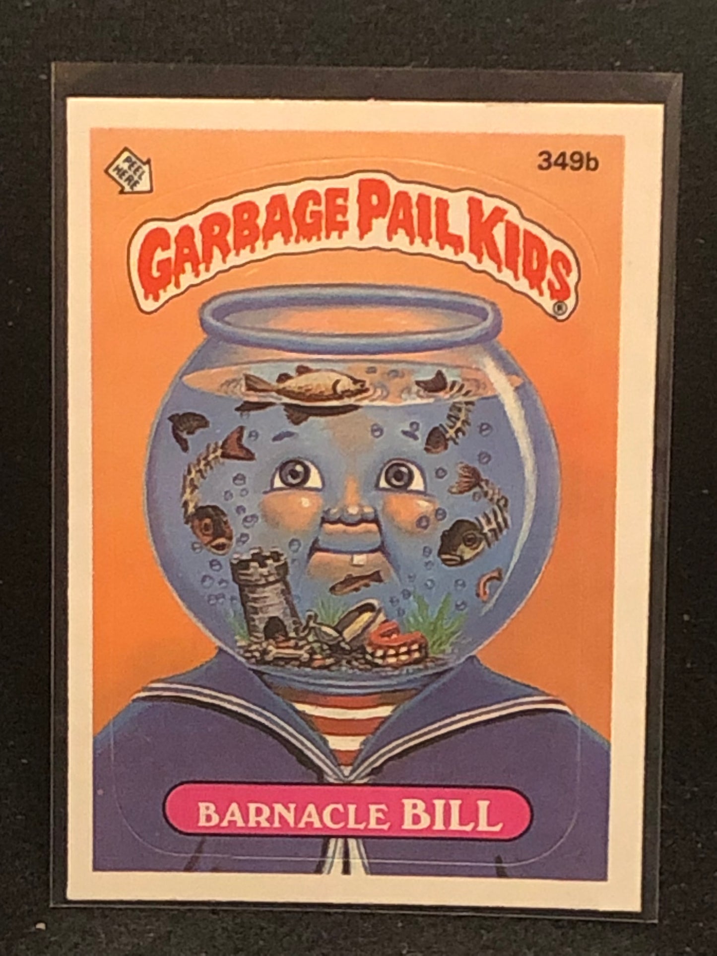 Garbage Pail Kids Original Series 9 (os9) 349b Barnacle Bill