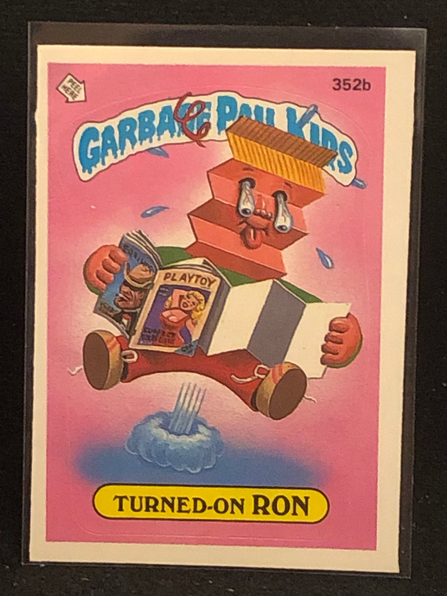 Garbage Pail Kids Original Series 9 (os9) 352b Turned On Ron