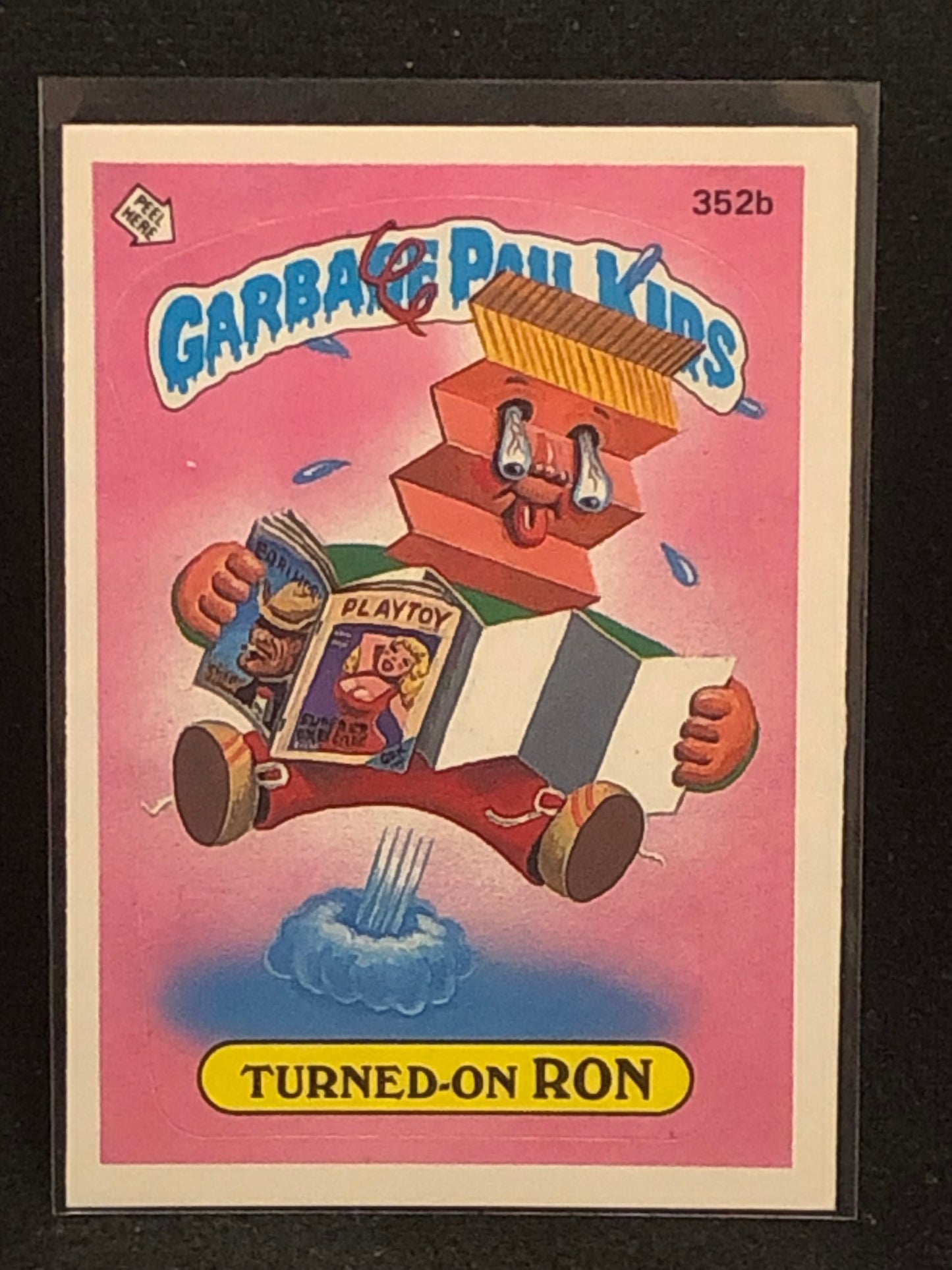 Garbage Pail Kids Original Series 9 (os9) 352b Turned On Ron