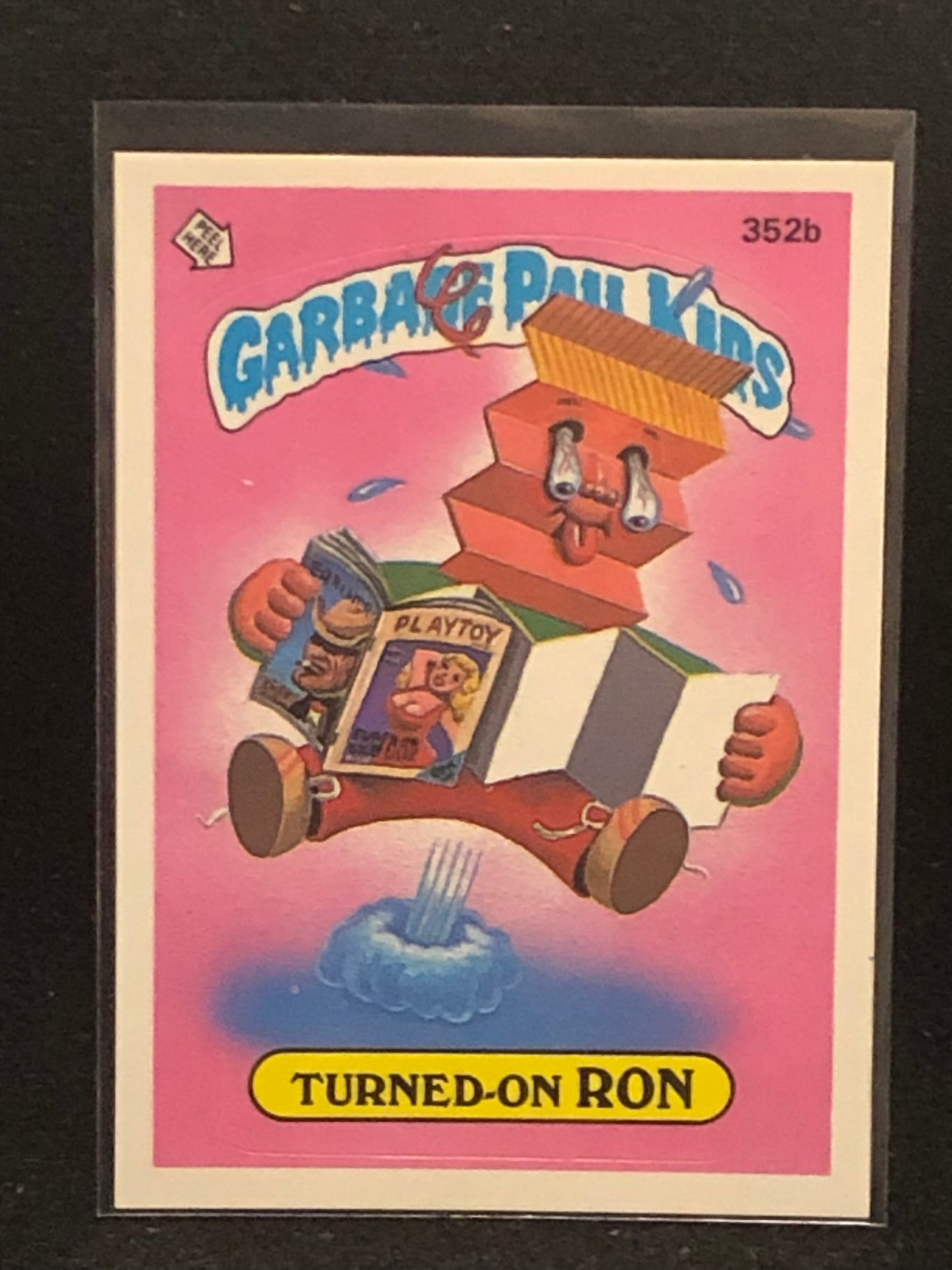 Garbage Pail Kids Original Series 9 (os9) 352b Turned On Ron