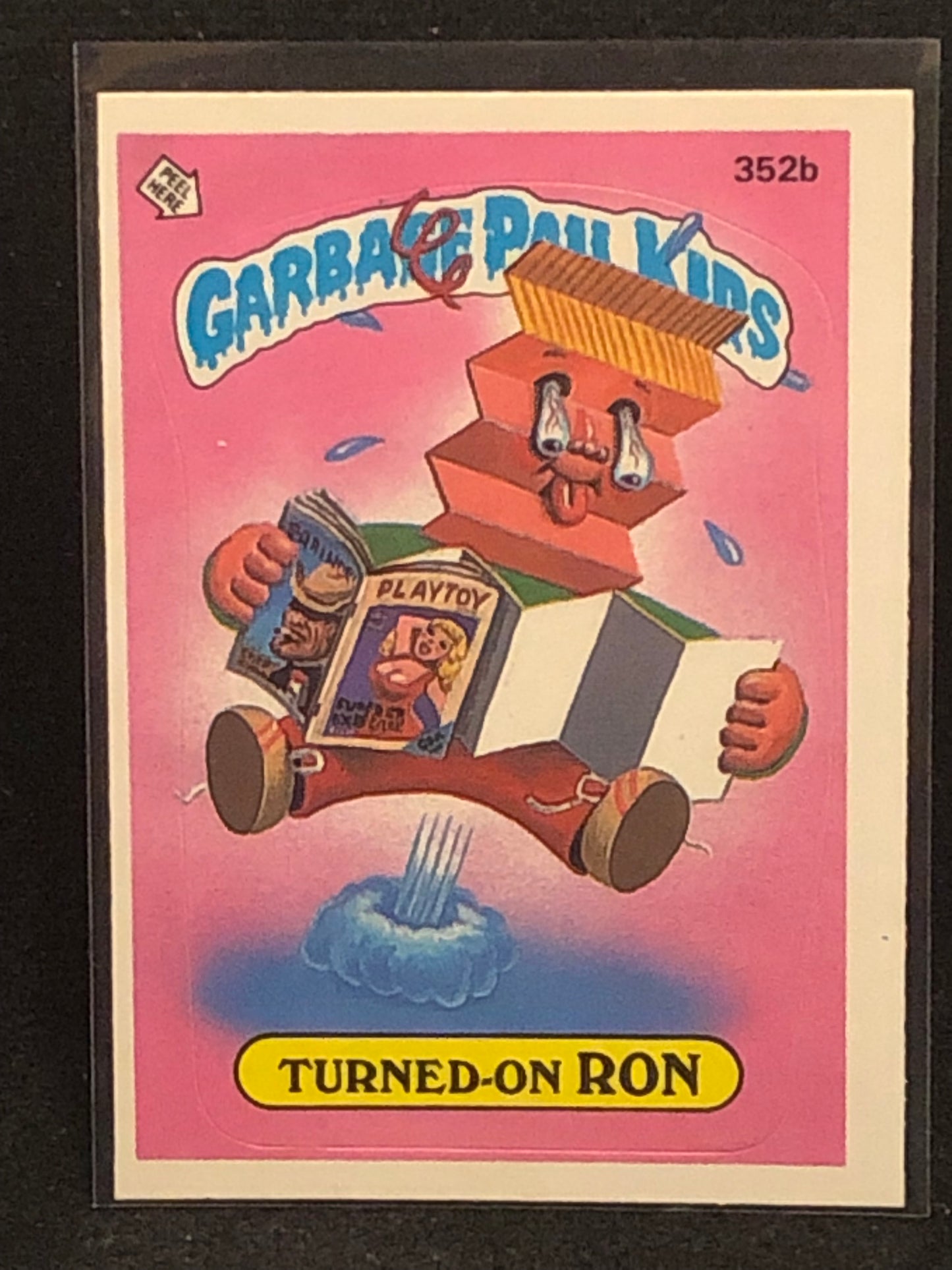 Garbage Pail Kids Original Series 9 (os9) 352b Turned On Ron