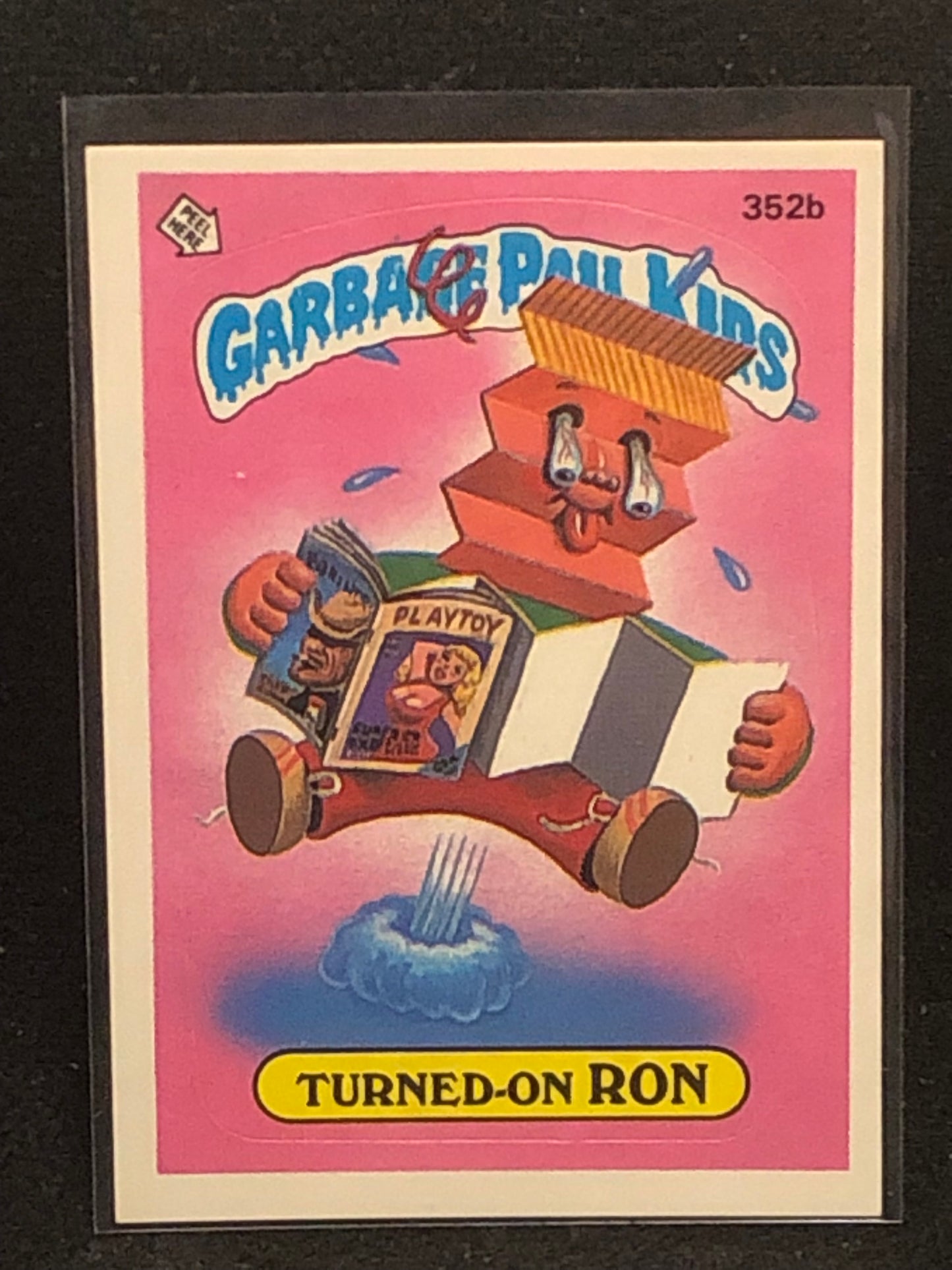 Garbage Pail Kids Original Series 9 (os9) 352b Turned On Ron