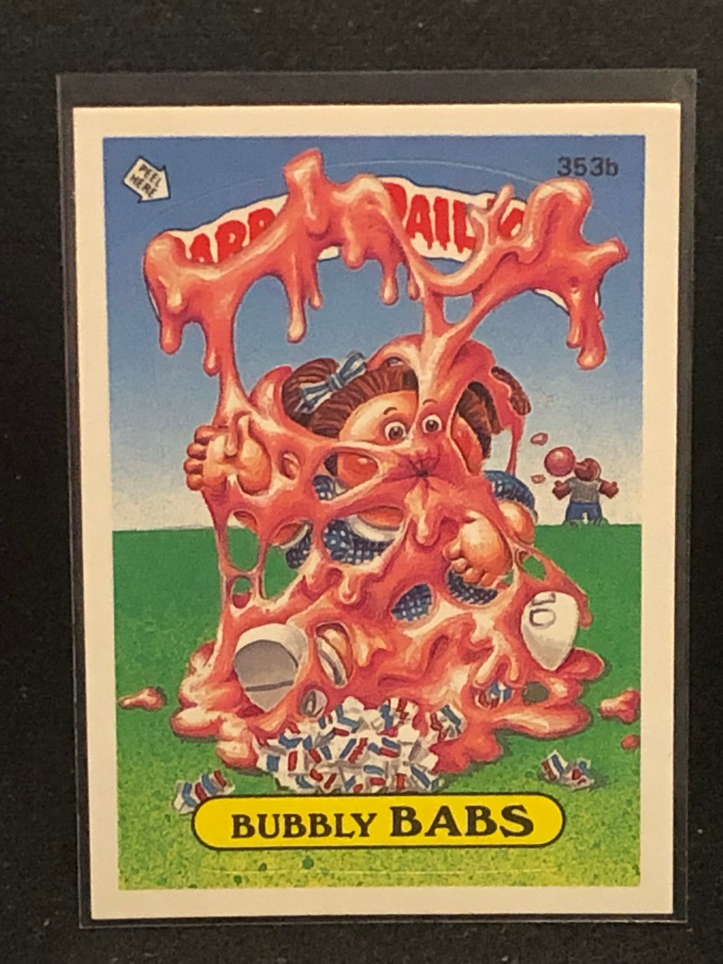 Garbage Pail Kids Original Series 9 (os9) 353b Bubbly Babs
