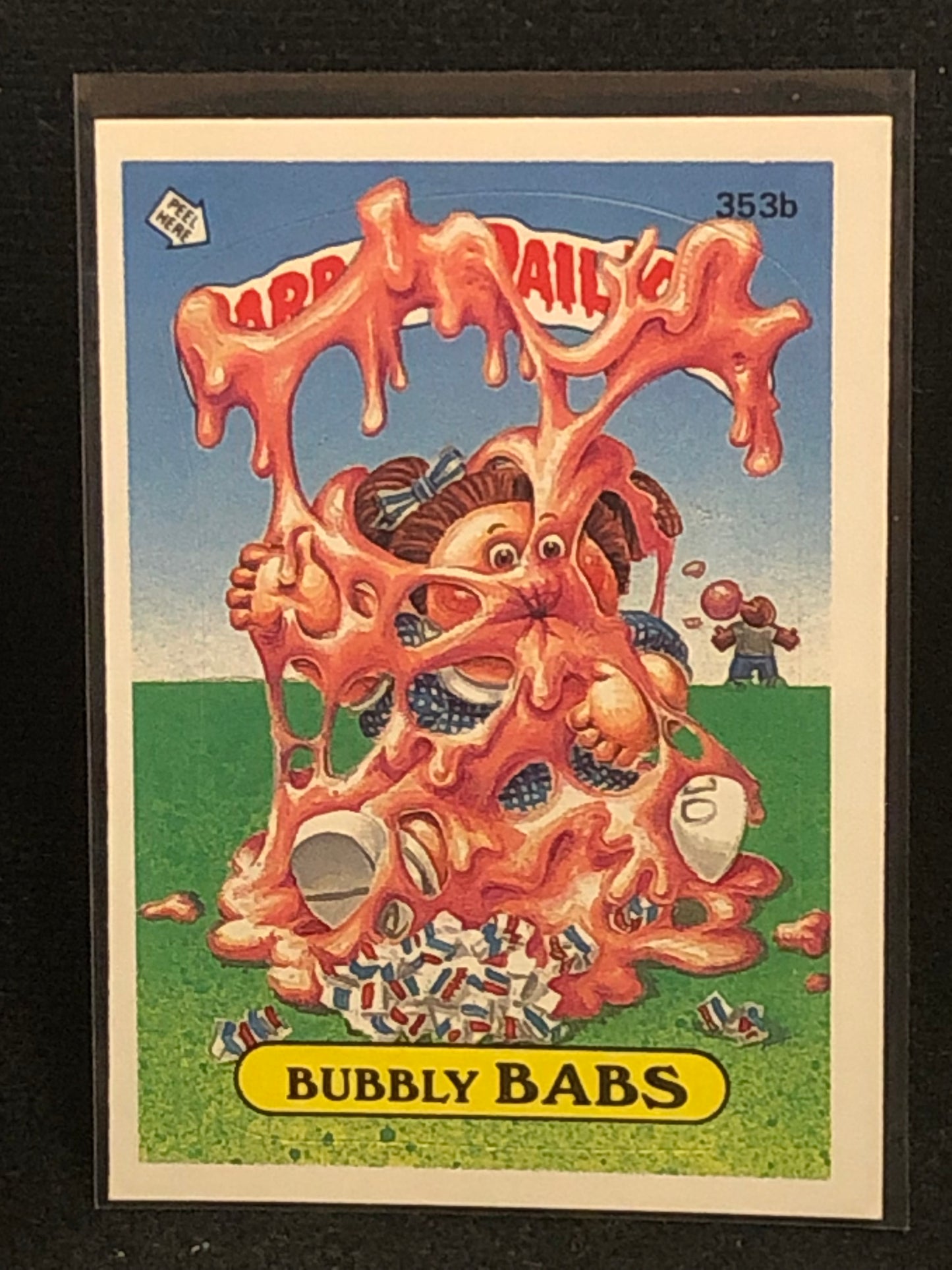Garbage Pail Kids Original Series 9 (os9) 353b Bubbly Babs