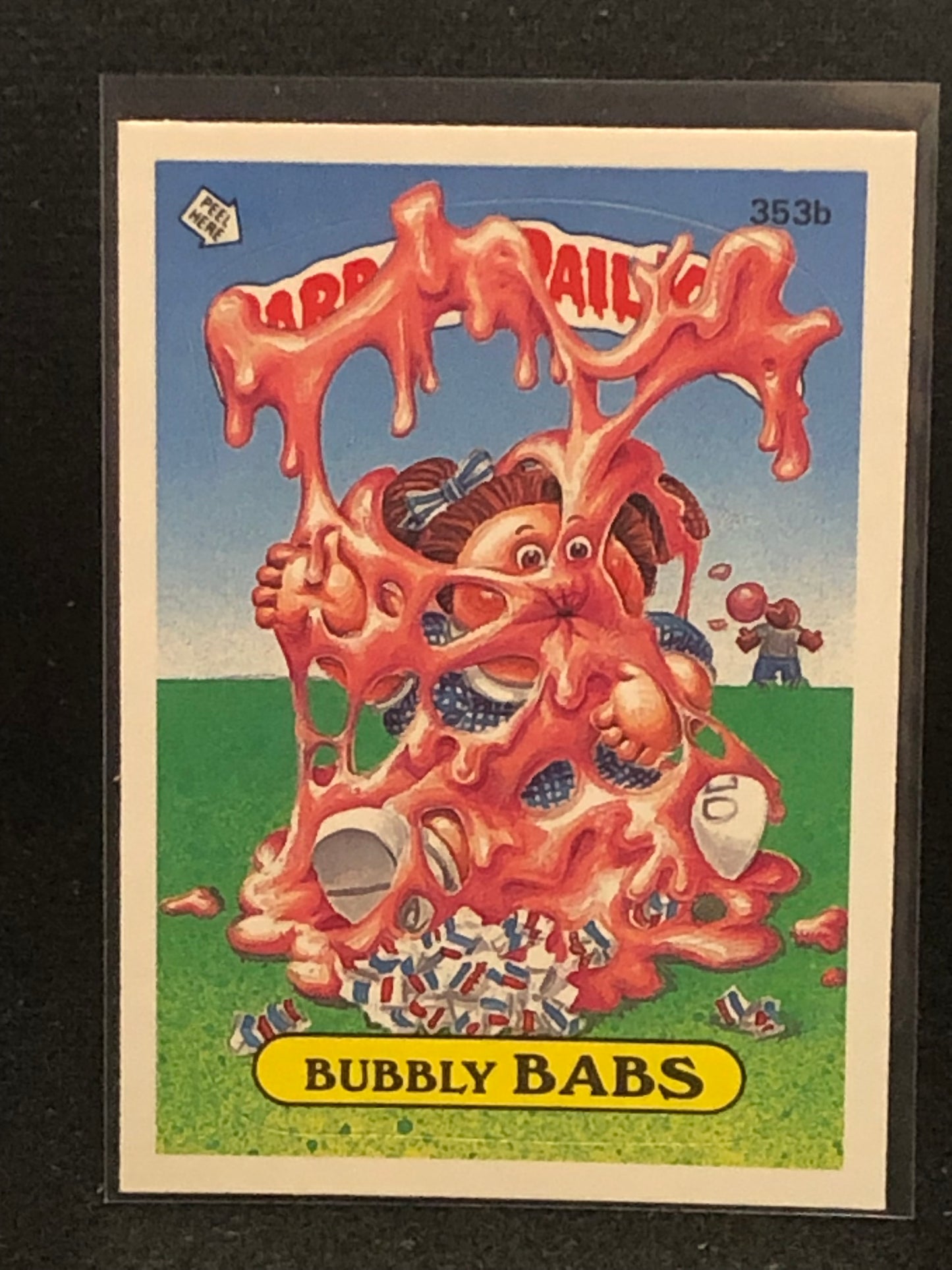 Garbage Pail Kids Original Series 9 (os9) 353b Bubbly Babs