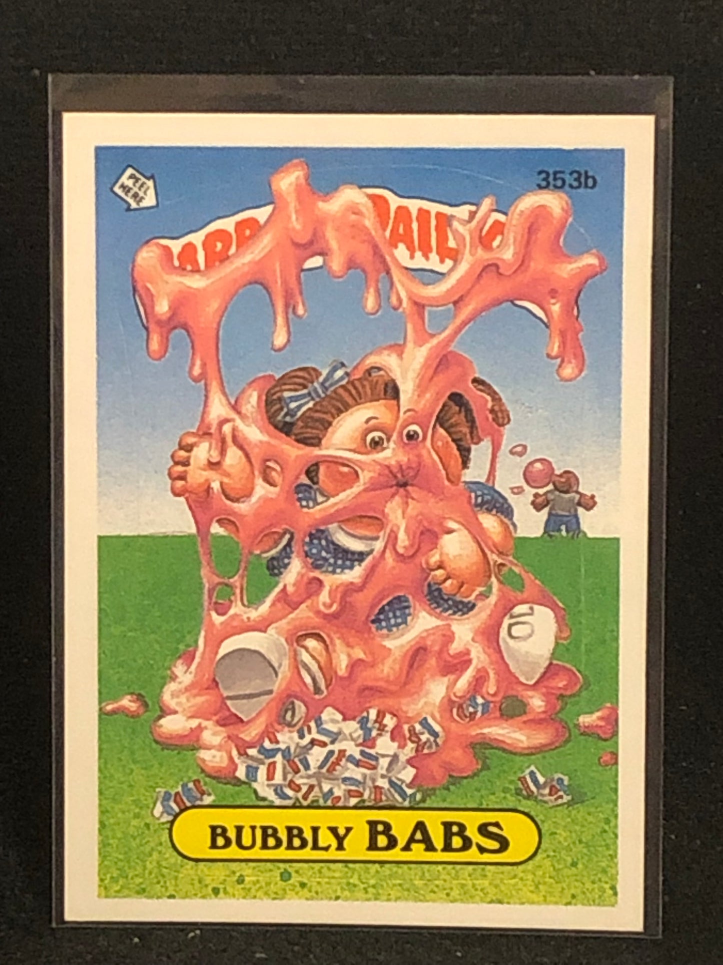 Garbage Pail Kids Original Series 9 (os9) 353b Bubbly Babs