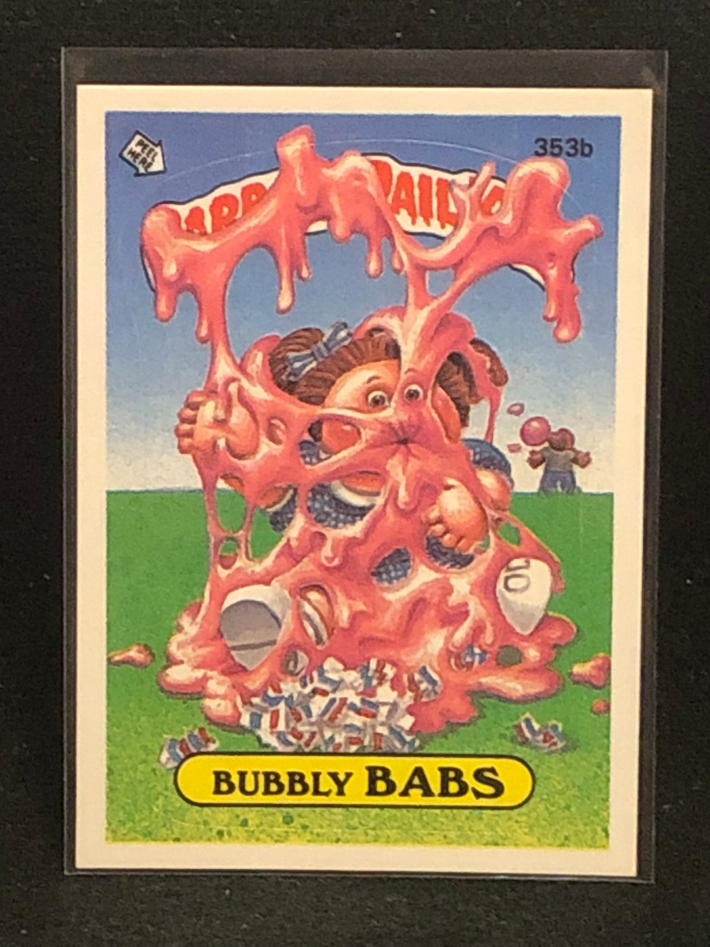 Garbage Pail Kids Original Series 9 (os9) 353b Bubbly Babs