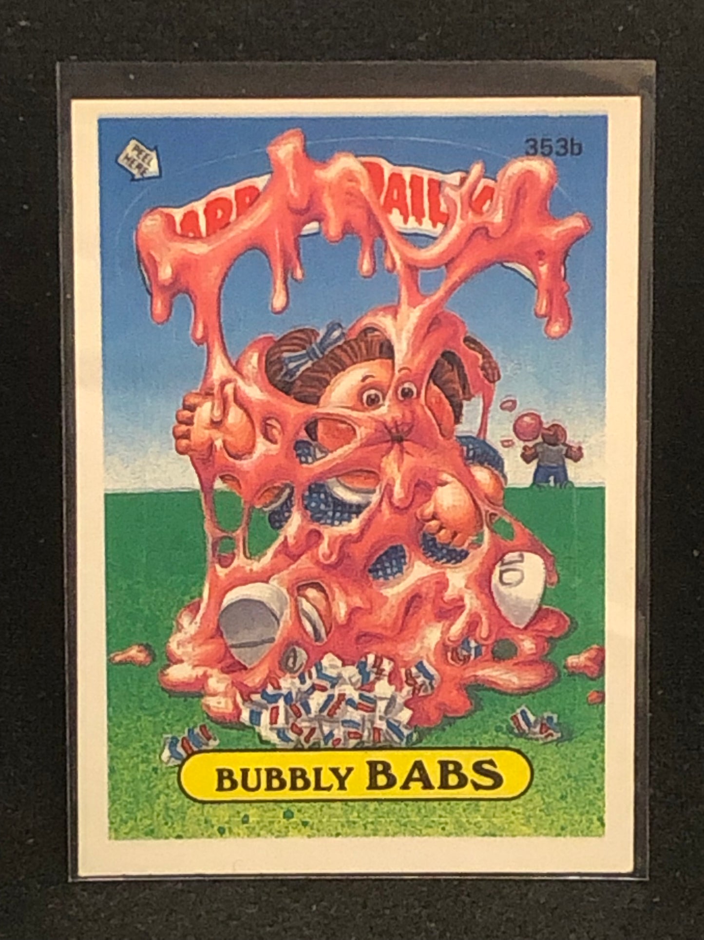 Garbage Pail Kids Original Series 9 (os9) 353b Bubbly Babs