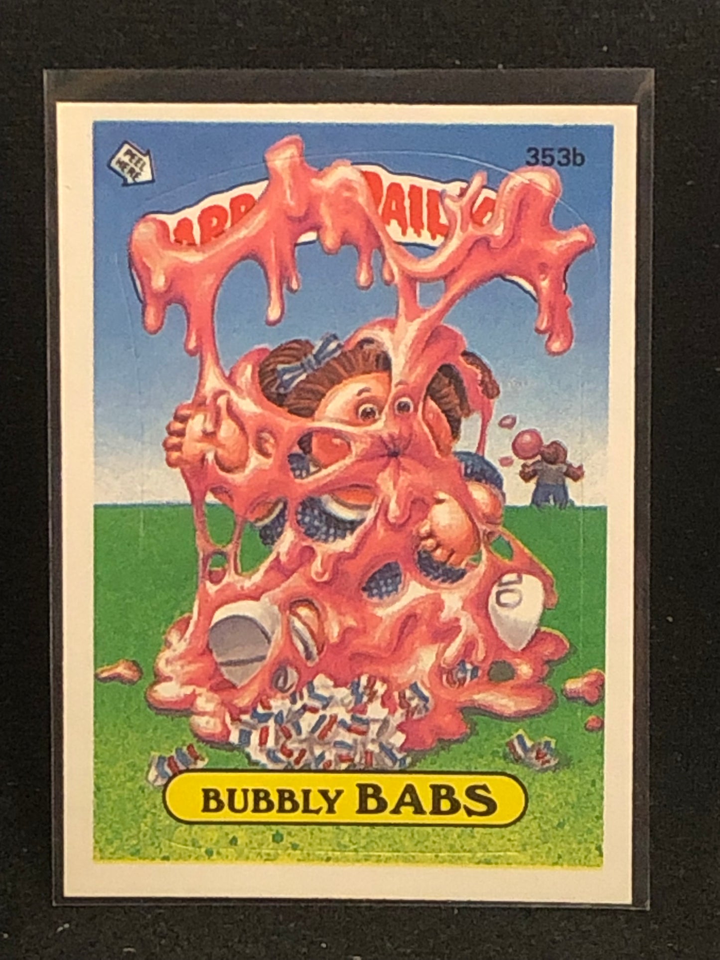 Garbage Pail Kids Original Series 9 (os9) 353b Bubbly Babs