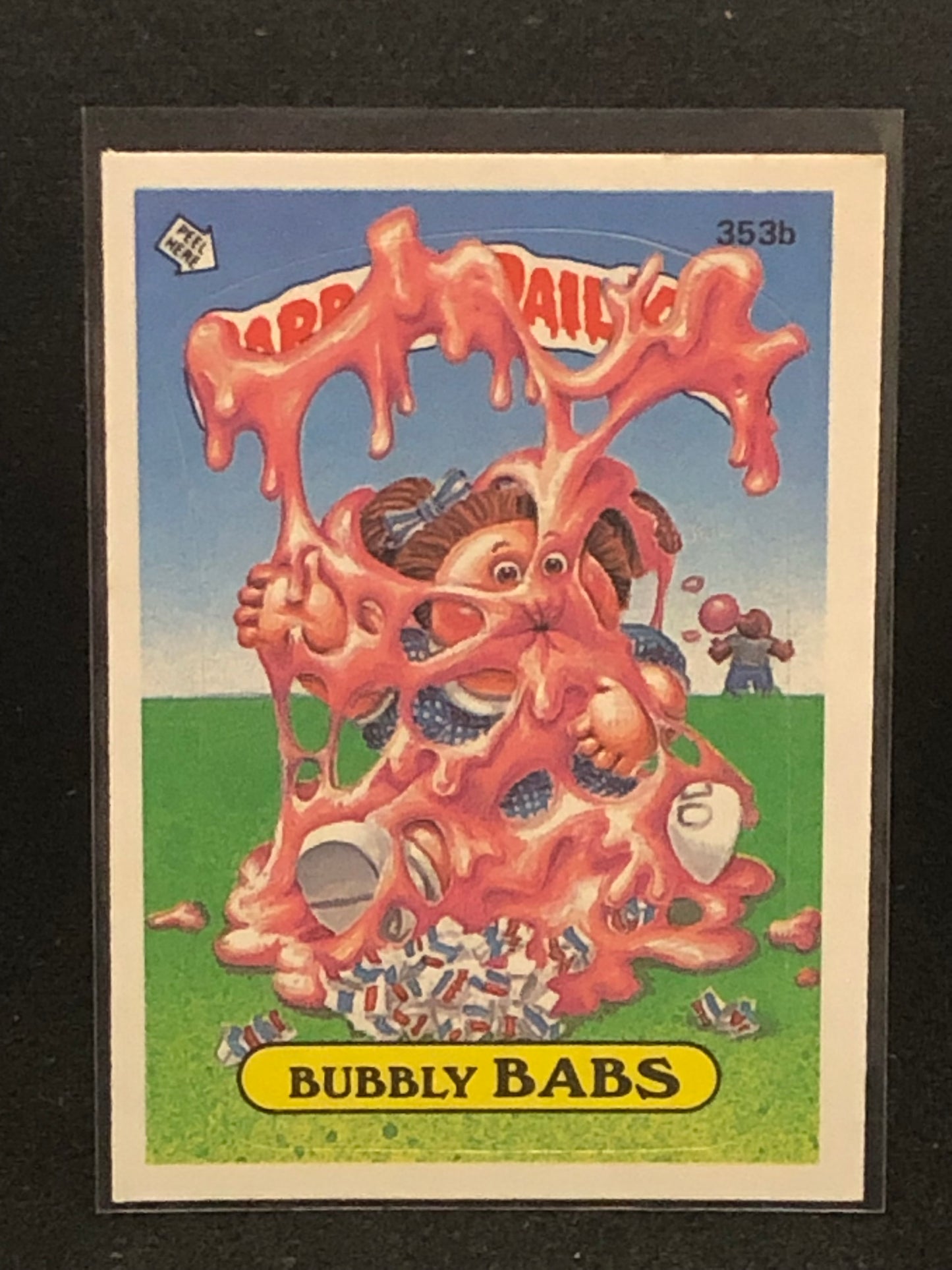 Garbage Pail Kids Original Series 9 (os9) 353b Bubbly Babs