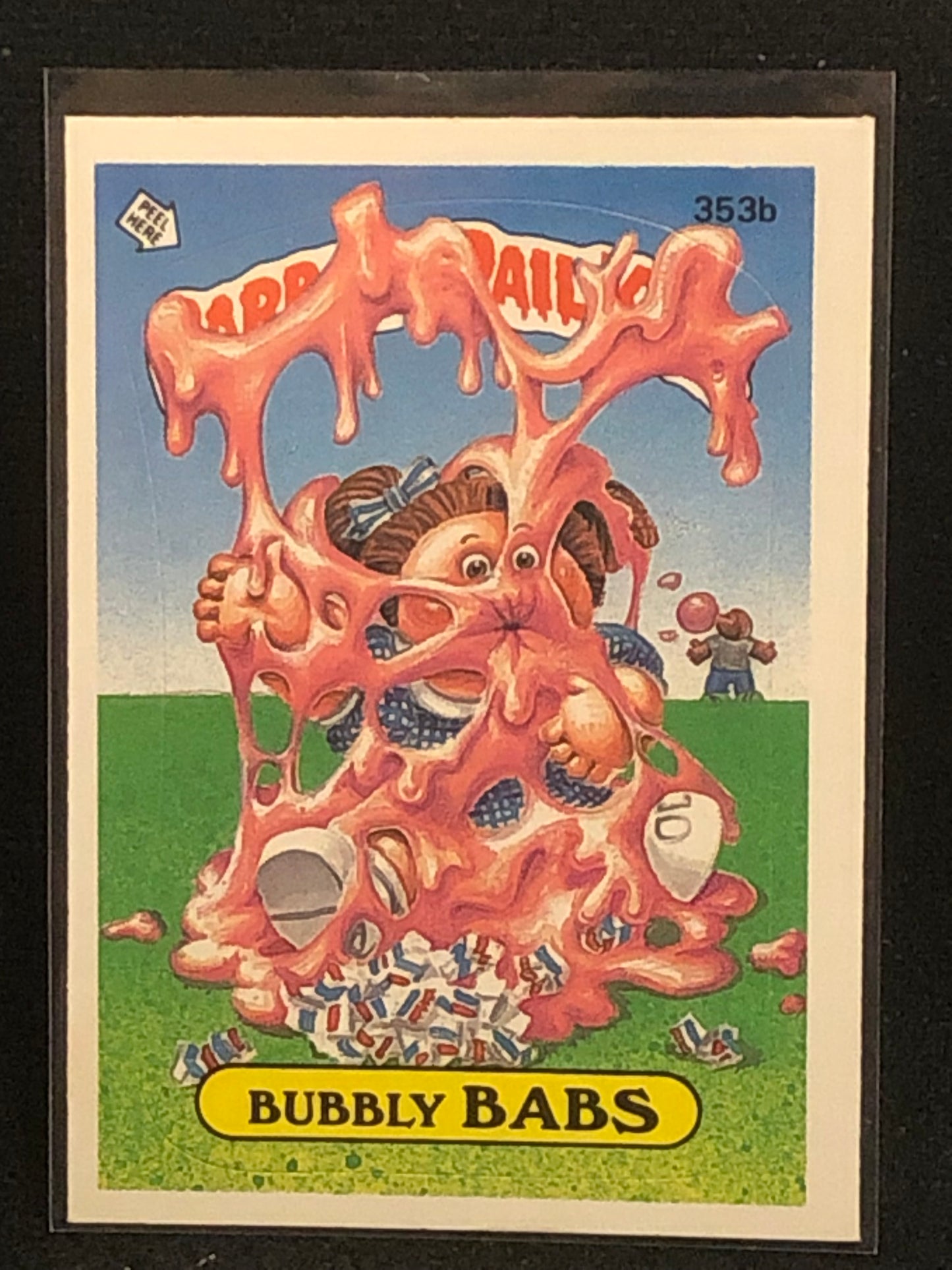 Garbage Pail Kids Original Series 9 (os9) 353b Bubbly Babs