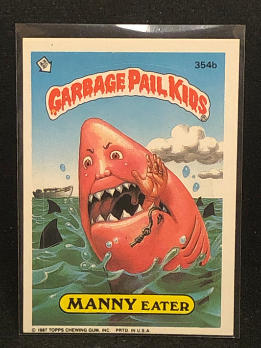 Garbage Pail Kids Original Series 9 (os9) 354b Manny Eater