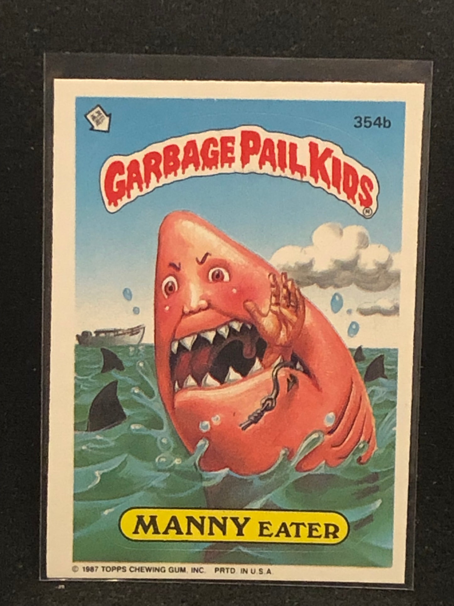 Garbage Pail Kids Original Series 9 (os9) 354b Manny Eater