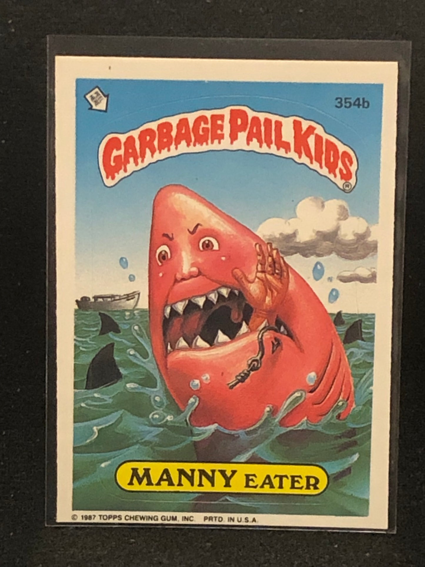 Garbage Pail Kids Original Series 9 (os9) 354b Manny Eater