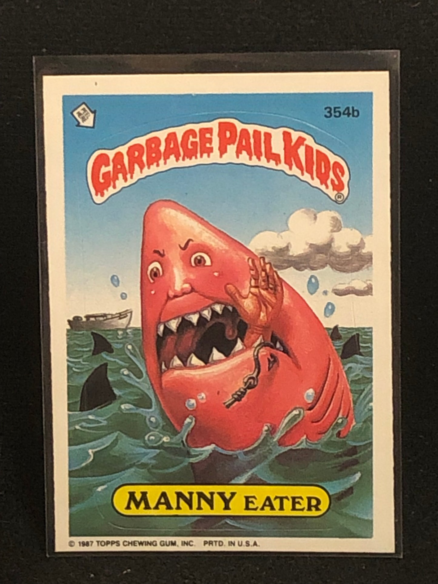 Garbage Pail Kids Original Series 9 (os9) 354b Manny Eater