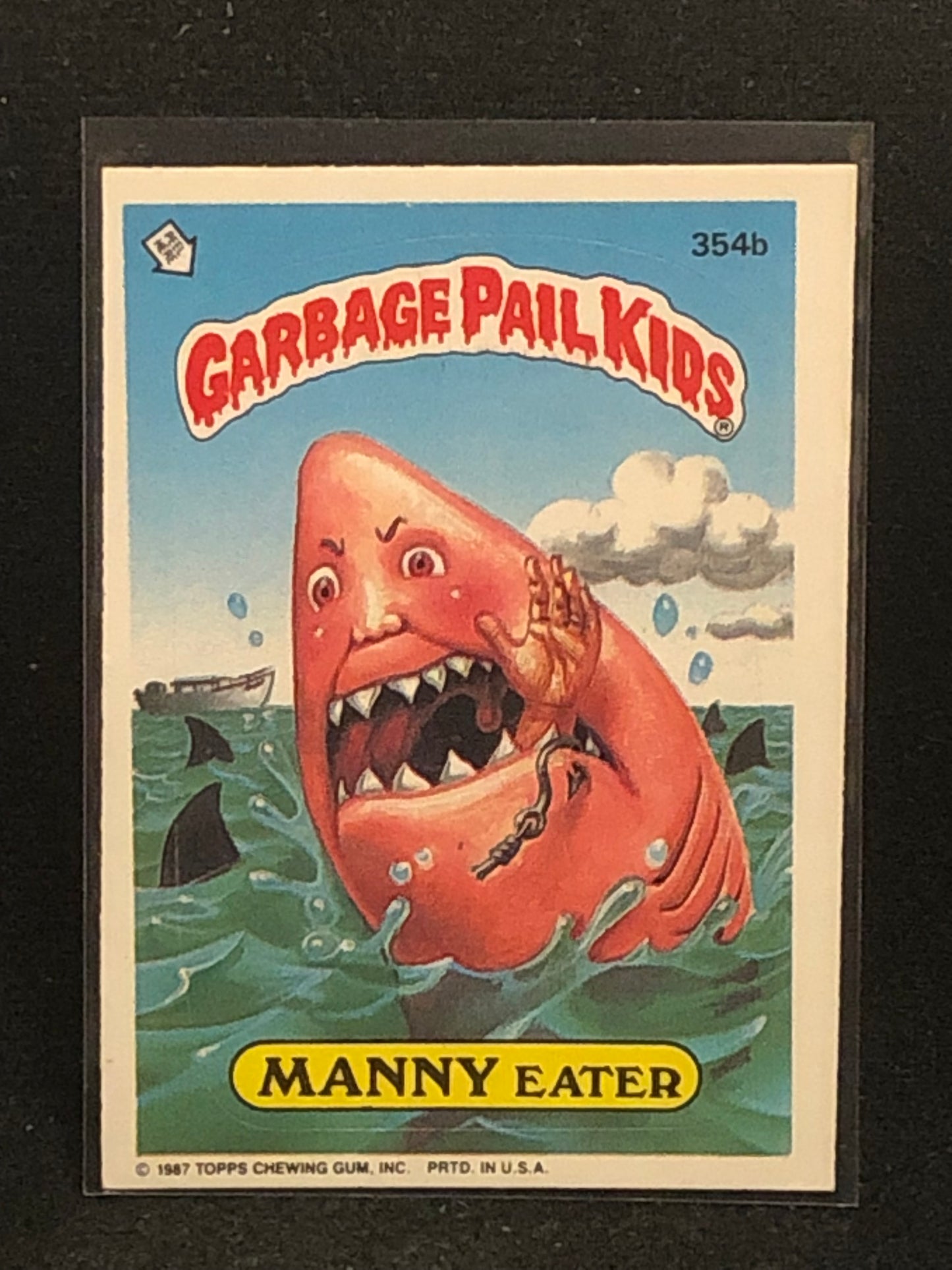 Garbage Pail Kids Original Series 9 (os9) 354b Manny Eater