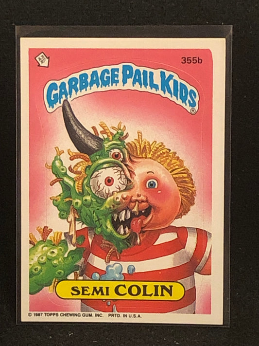 Garbage Pail Kids Original Series 9 (os9) 355b Semi Colin