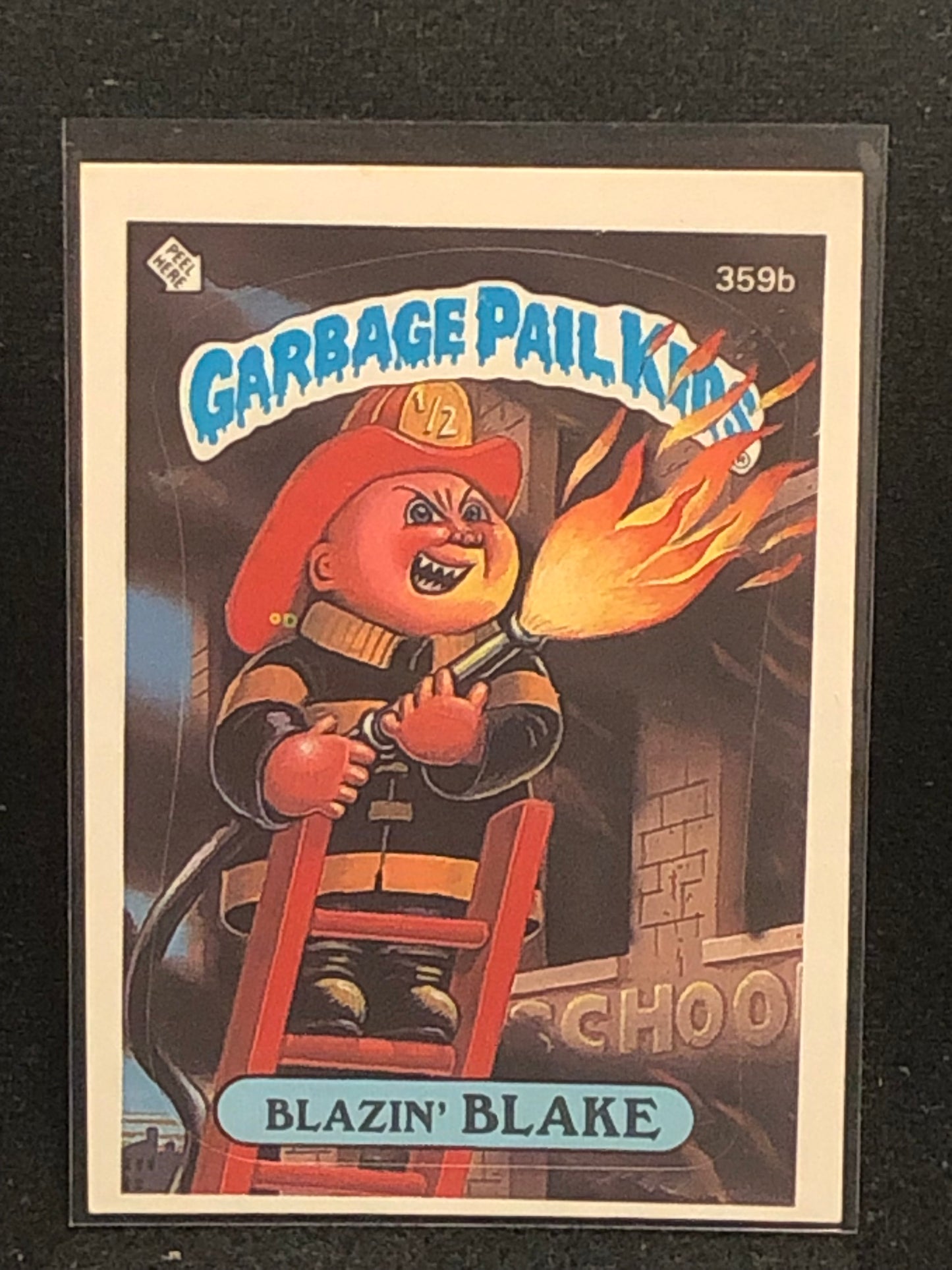Garbage Pail Kids Original Series 9 (os9) 359b Blazin Blake
