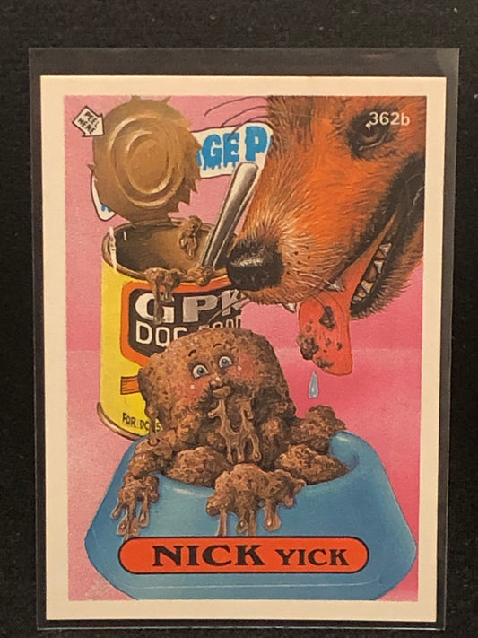 Garbage Pail Kids Original Series 9 (os9) 362b Nick Yick