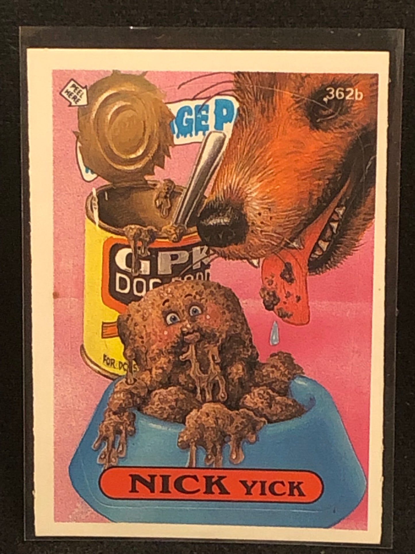 Garbage Pail Kids Original Series 9 (os9) 362b Nick Yick