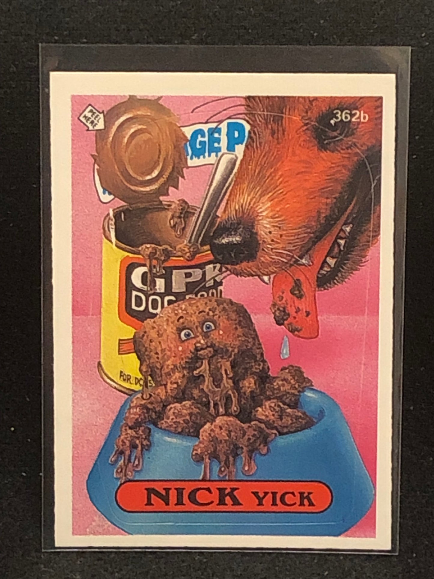 Garbage Pail Kids Original Series 9 (os9) 362b Nick Yick