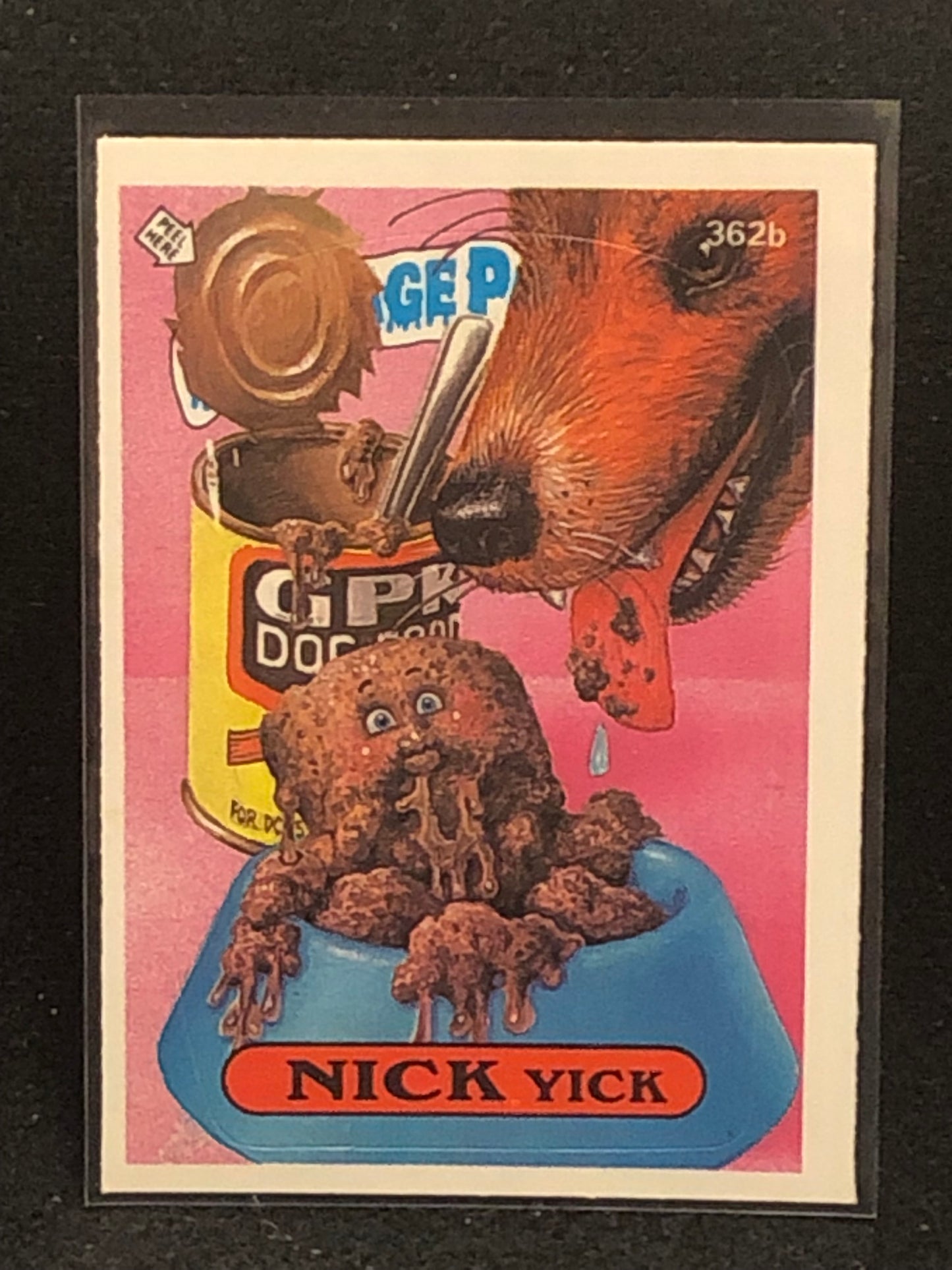 Garbage Pail Kids Original Series 9 (os9) 362b Nick Yick