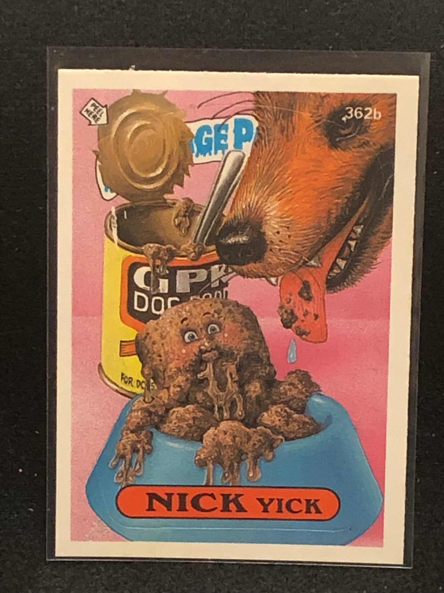Garbage Pail Kids Original Series 9 (os9) 362b Nick Yick