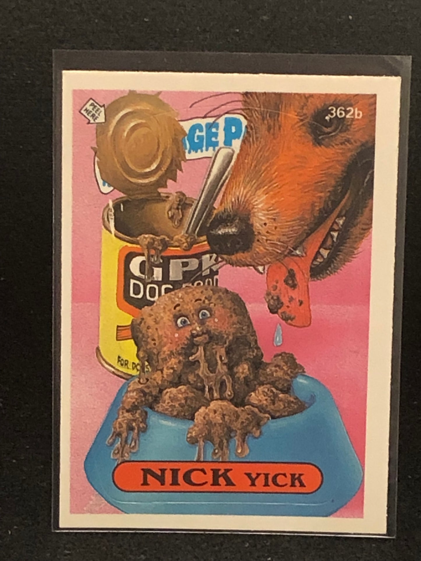Garbage Pail Kids Original Series 9 (os9) 362b Nick Yick