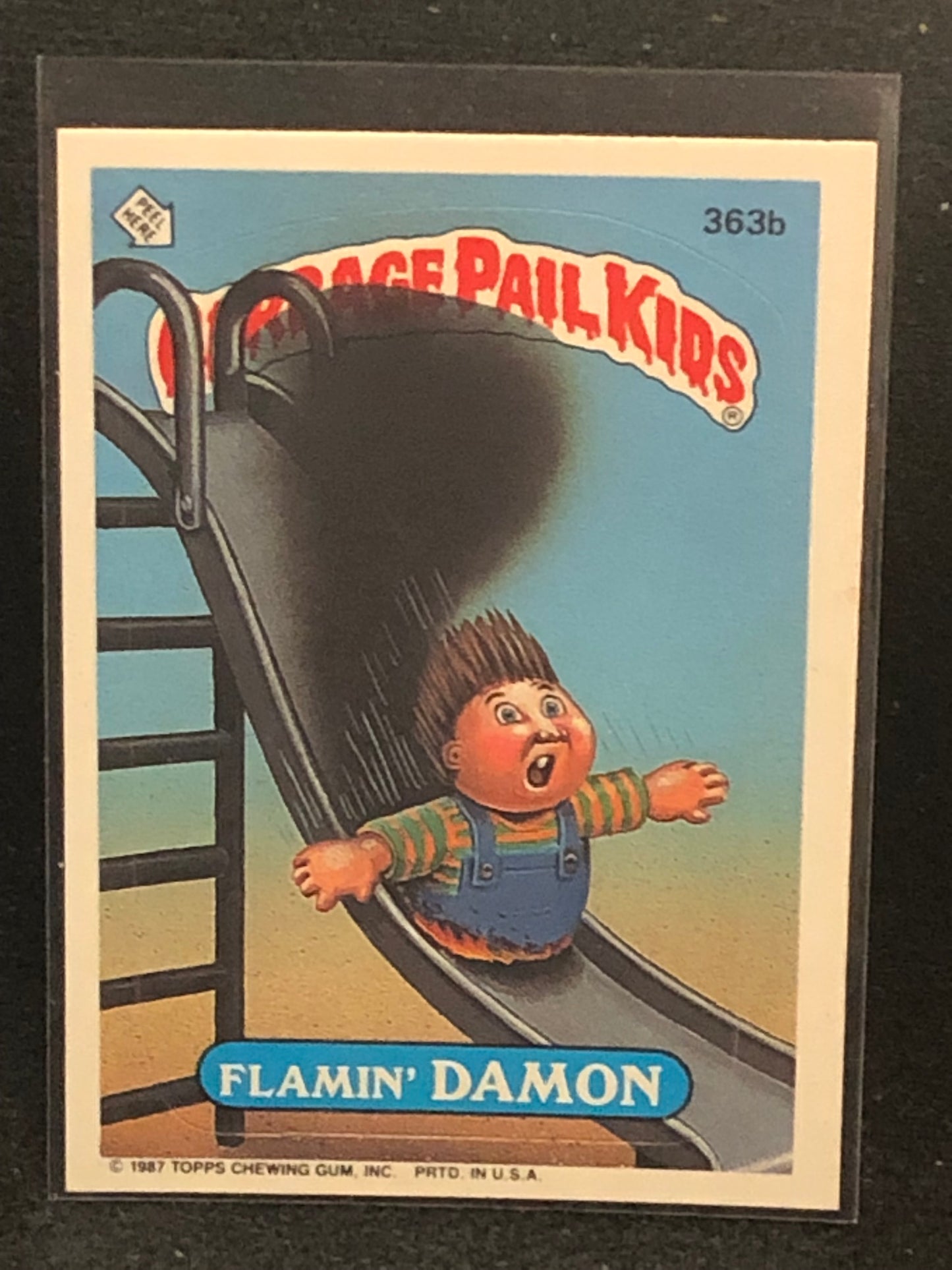 Garbage Pail Kids Original Series 9 (os9) 363b Flamin Damon