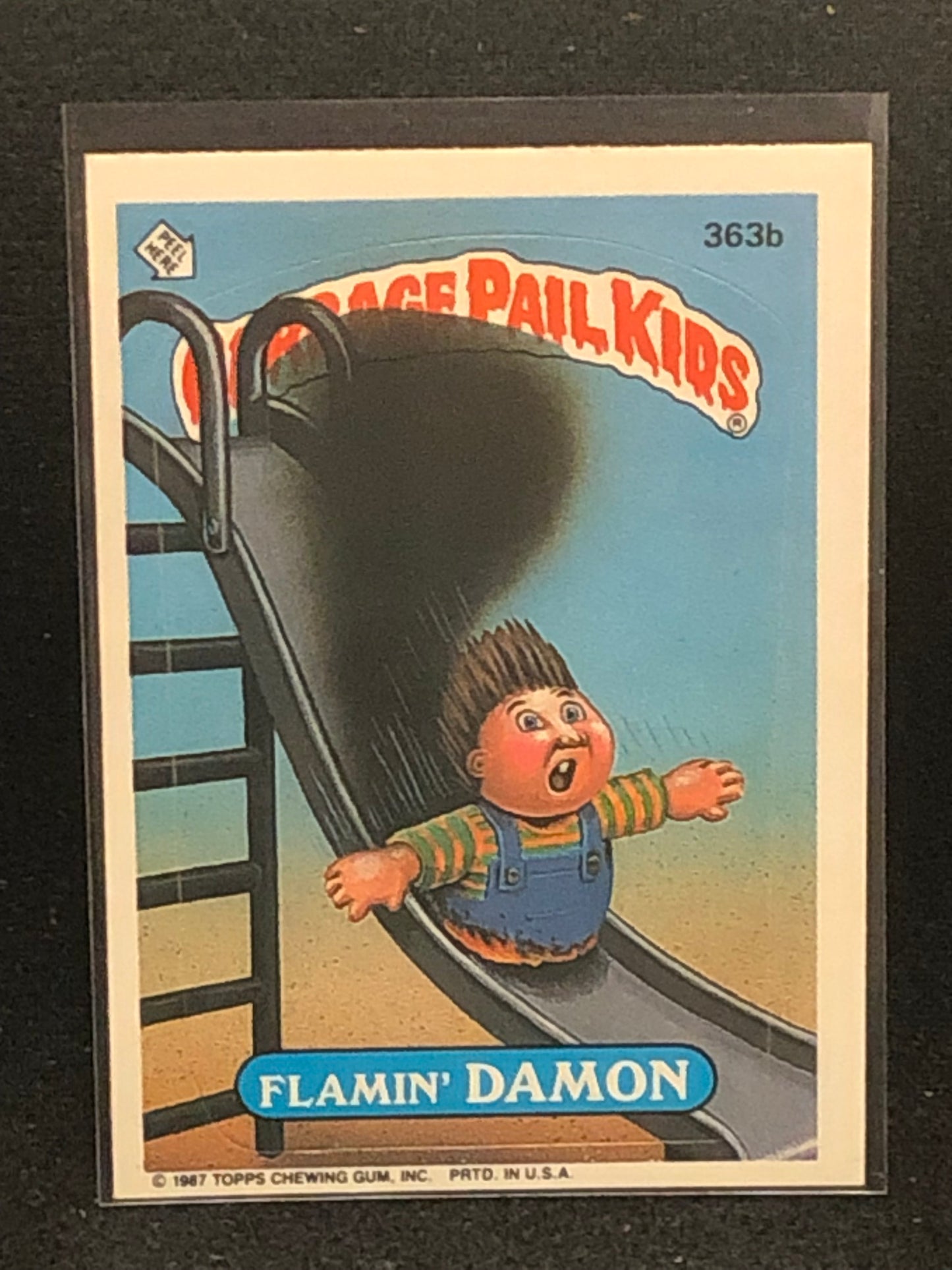 Garbage Pail Kids Original Series 9 (os9) 363b Flamin Damon