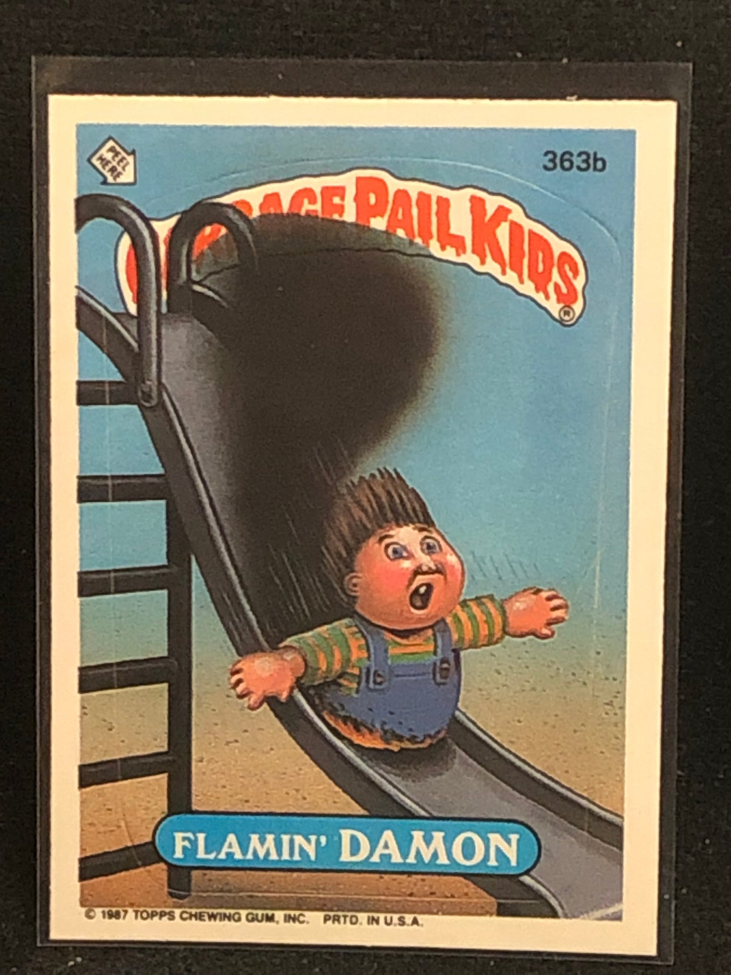 Garbage Pail Kids Original Series 9 (os9) 363b Flamin Damon