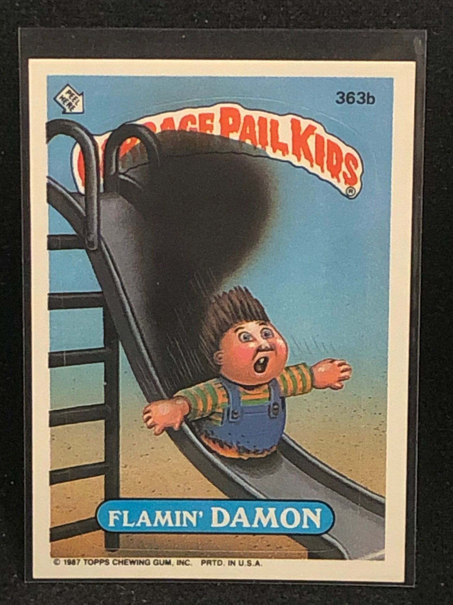 Garbage Pail Kids Original Series 9 (os9) 363b Flamin Damon
