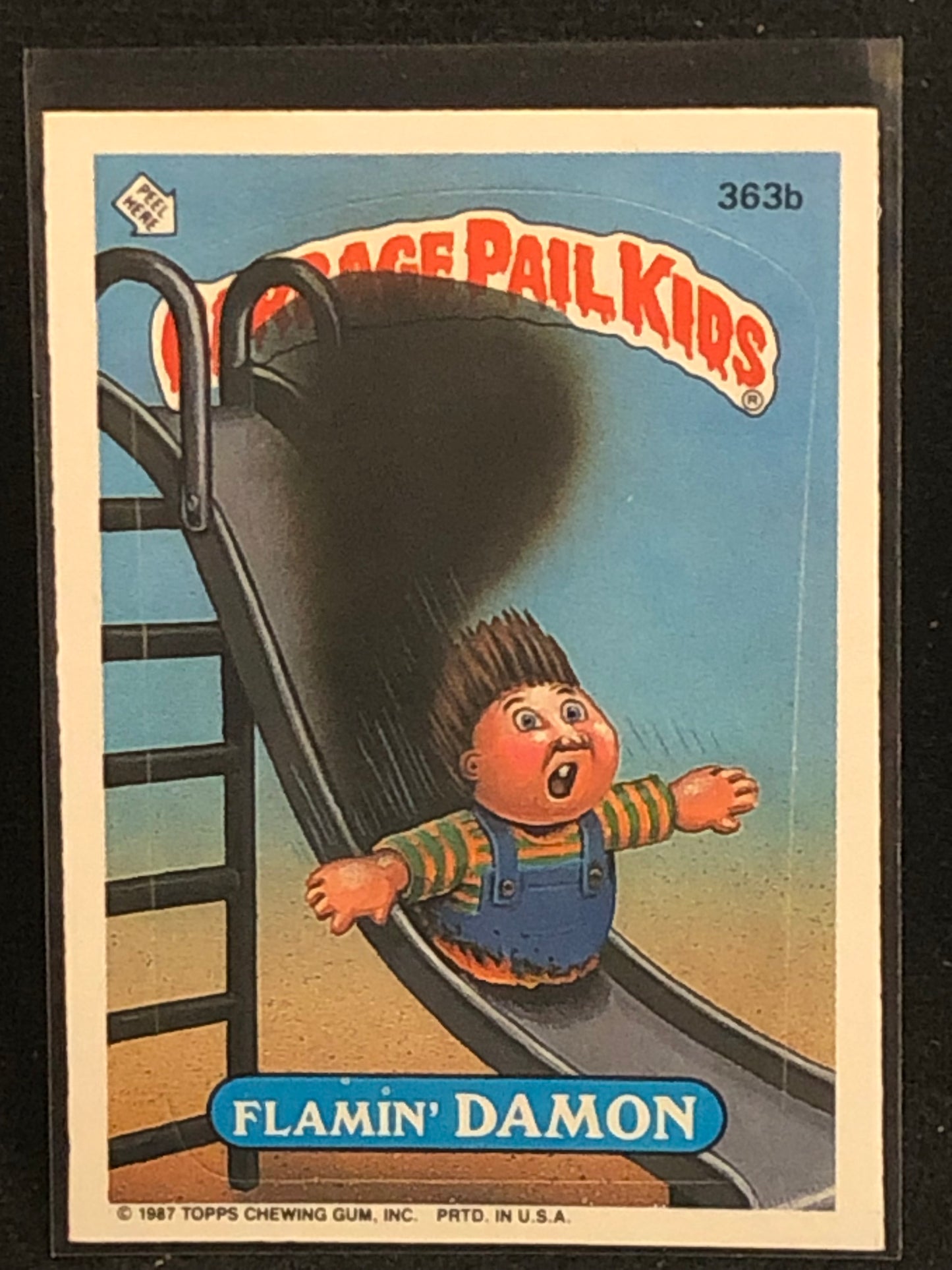 Garbage Pail Kids Original Series 9 (os9) 363b Flamin Damon