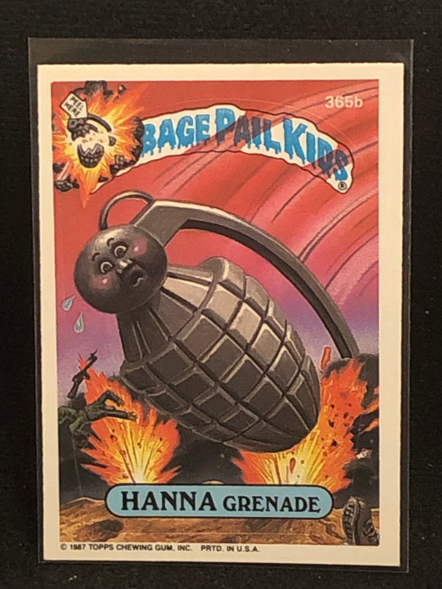 Garbage Pail Kids Original Series 9 (os9) 365b Hanna Grenade