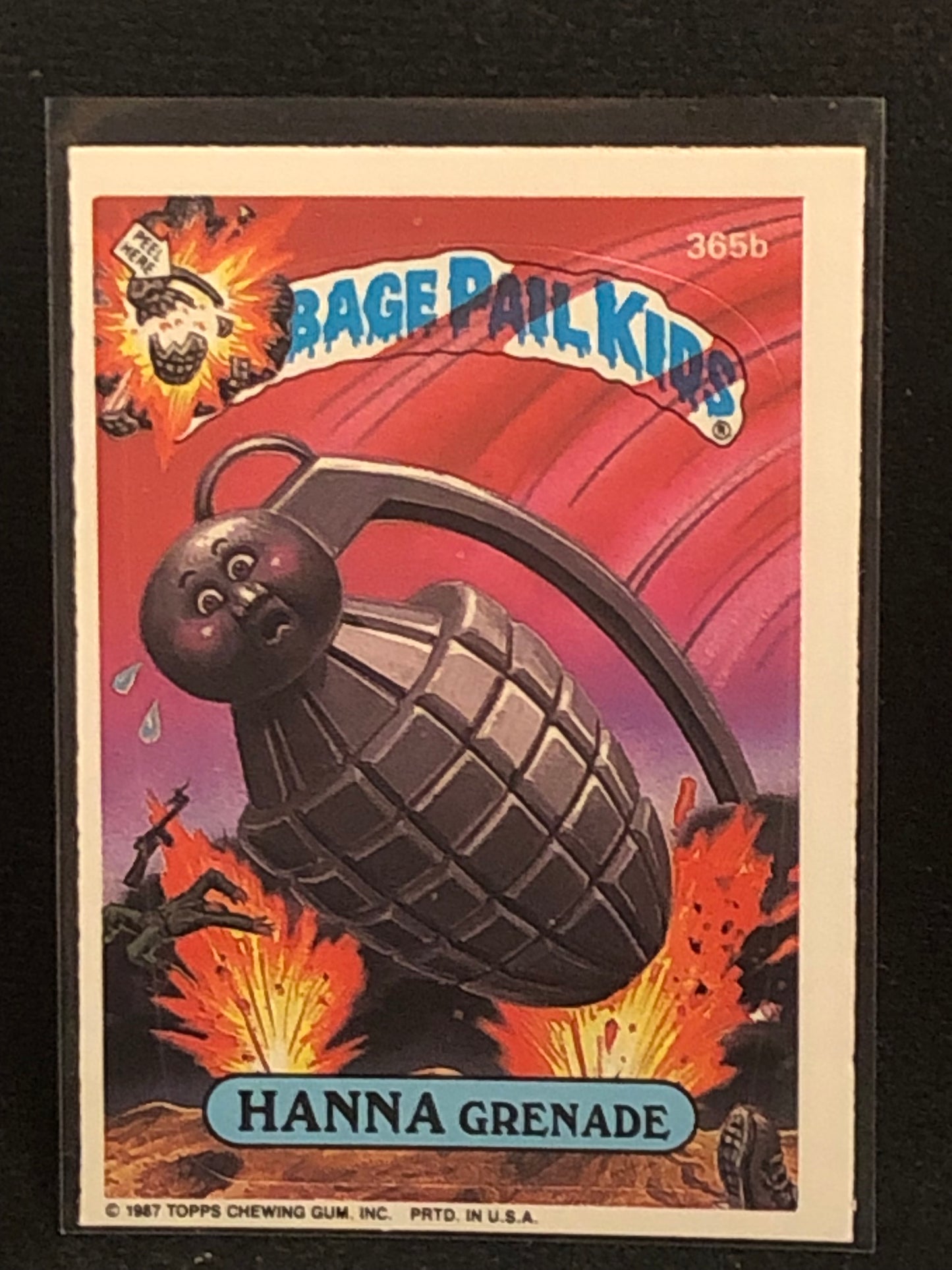 Garbage Pail Kids Original Series 9 (os9) 365b Hanna Grenade