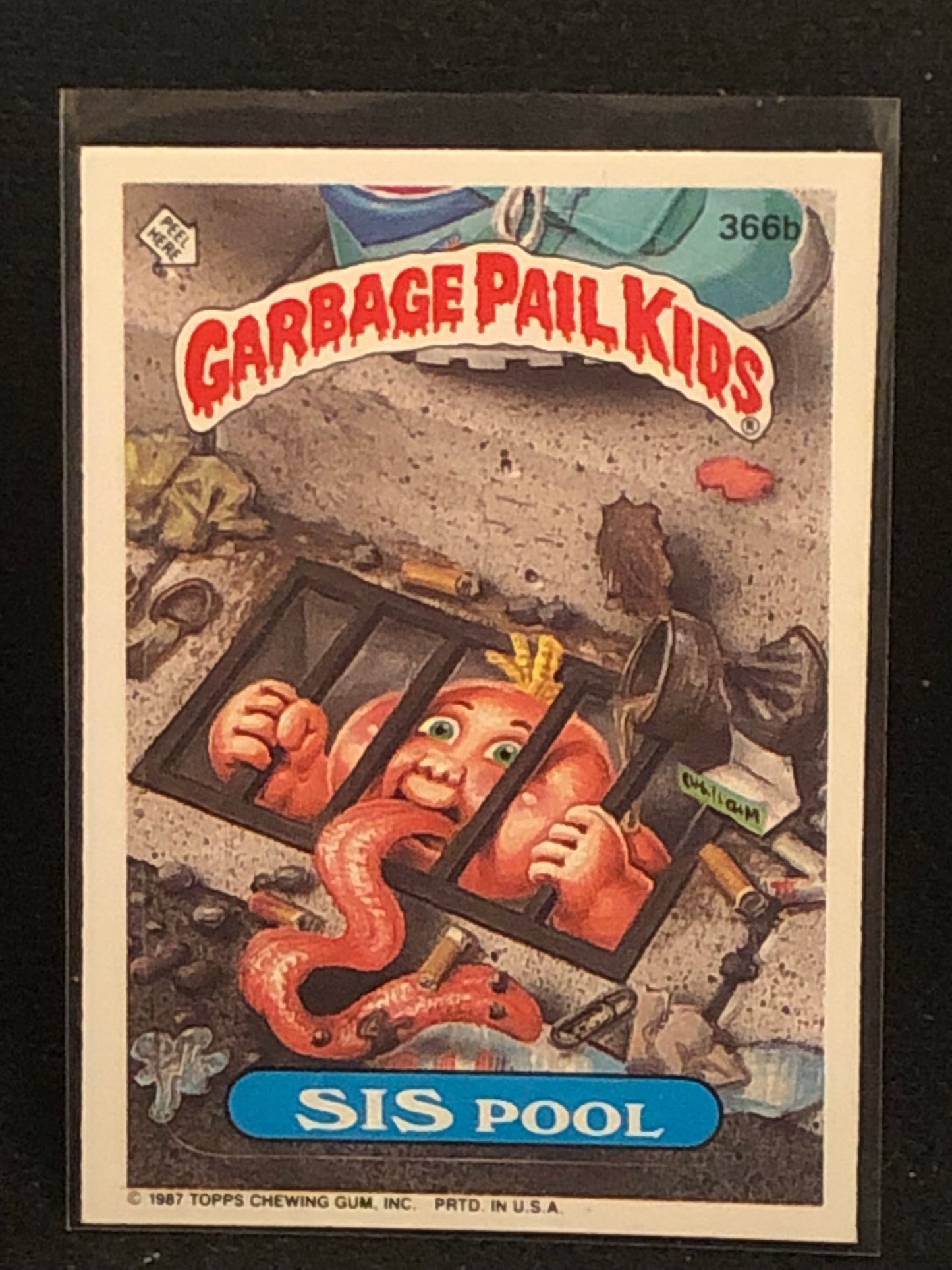 Garbage Pail Kids Original Series 9 (os9) 366b Sis Pool