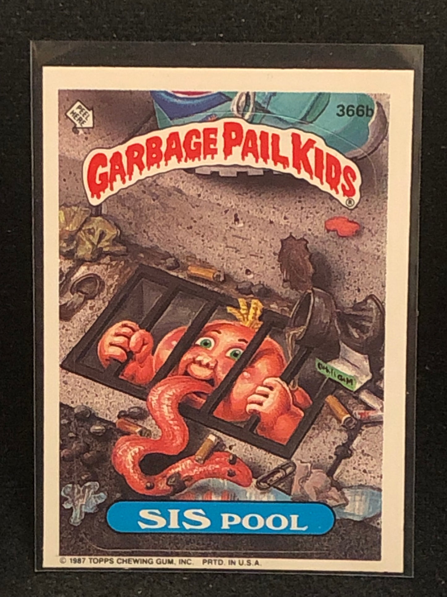 Garbage Pail Kids Original Series 9 (os9) 366b Sis Pool