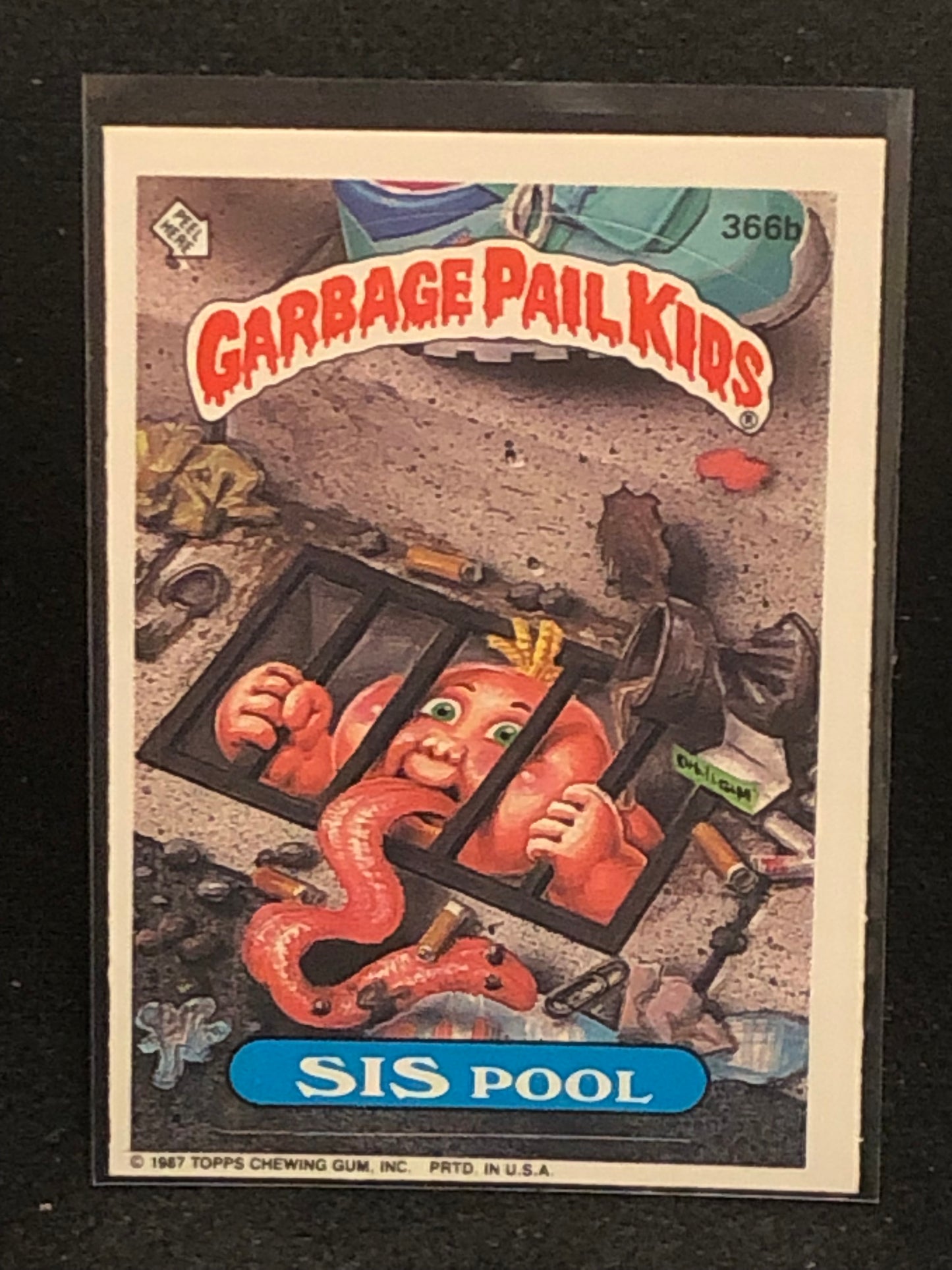 Garbage Pail Kids Original Series 9 (os9) 366b Sis Pool